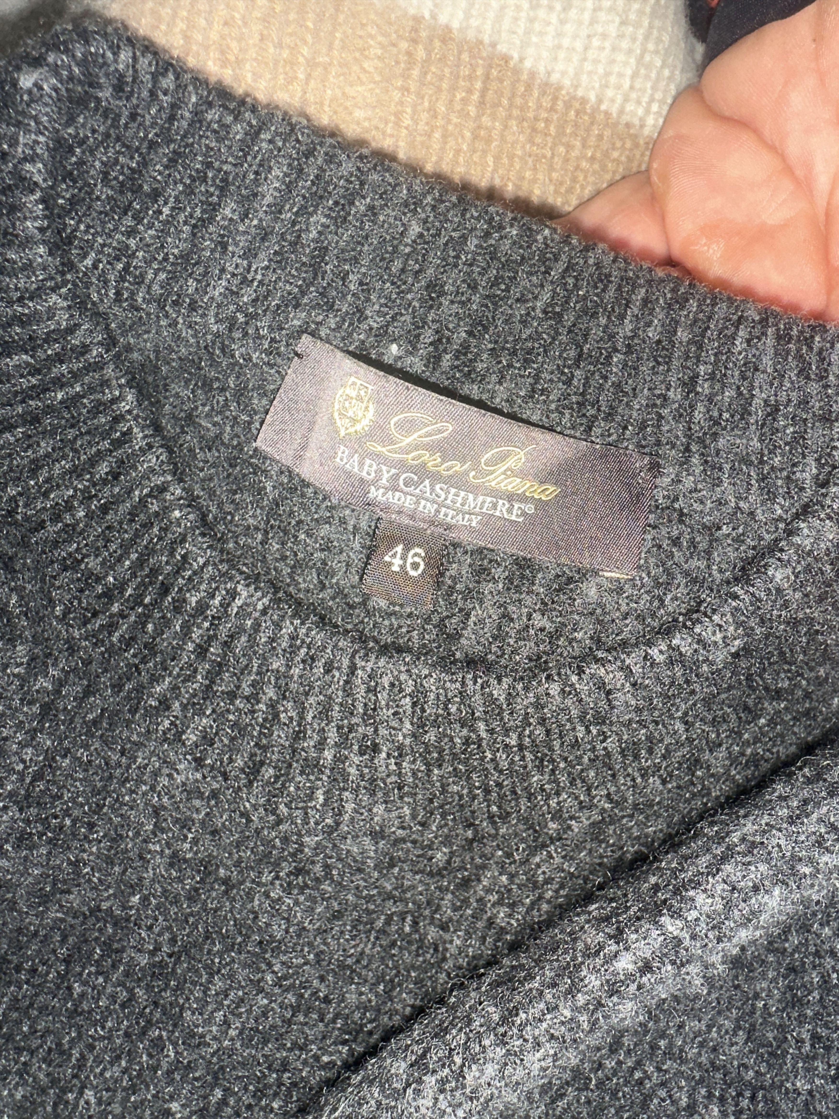 Loro Piana Knit Baby Cashmere Loro Piana Crew Neck Sweater Size 46 M L Size M / US 6-8 / IT 42-44 - 3 Thumbnail
