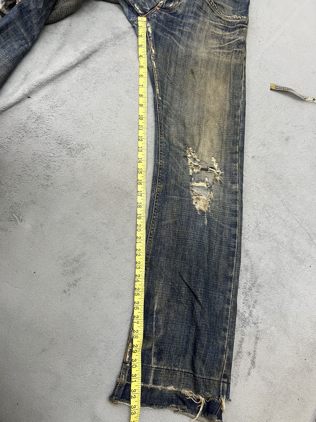 Dolce & Gabbana STEALS🔥🔥🔥DOLCE GABBANA BOOT CUT DISTRESS DENIM Size US 31 - 19 Thumbnail