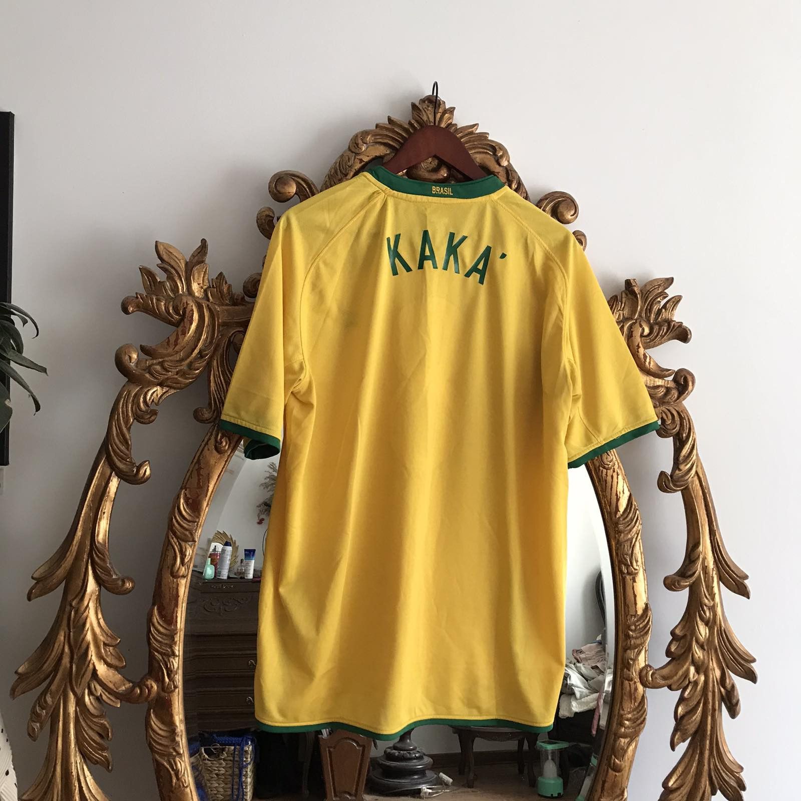 Nike Vintage Nike Ricardo Kaka Brazil Soccer Jersey #8 World Cup Size US XL / EU 56 / 4 - 3 Thumbnail