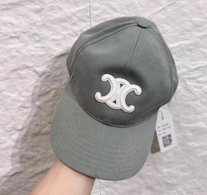 Celine CELINE Triomphe Logo Cap L Size ONE SIZE - 1 Thumbnail
