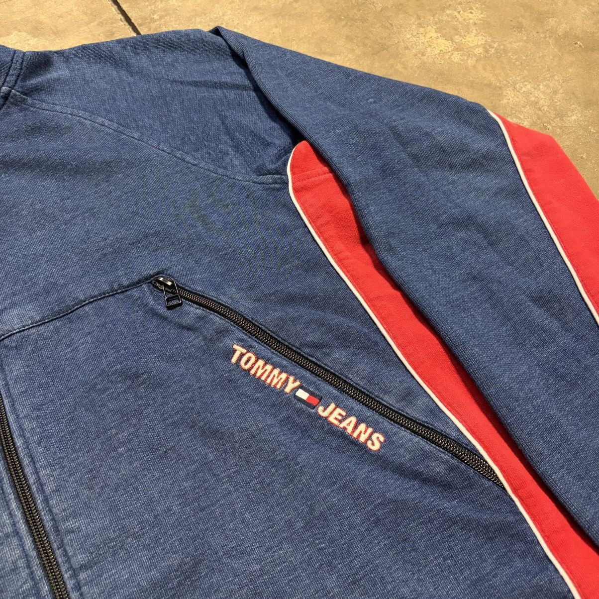 Tommy Jeans Vintage Tommy Jeans Hilfiger Denim Track Jacket Zip Up Y2K Size US M / EU 48-50 / 2 - 5 Thumbnail