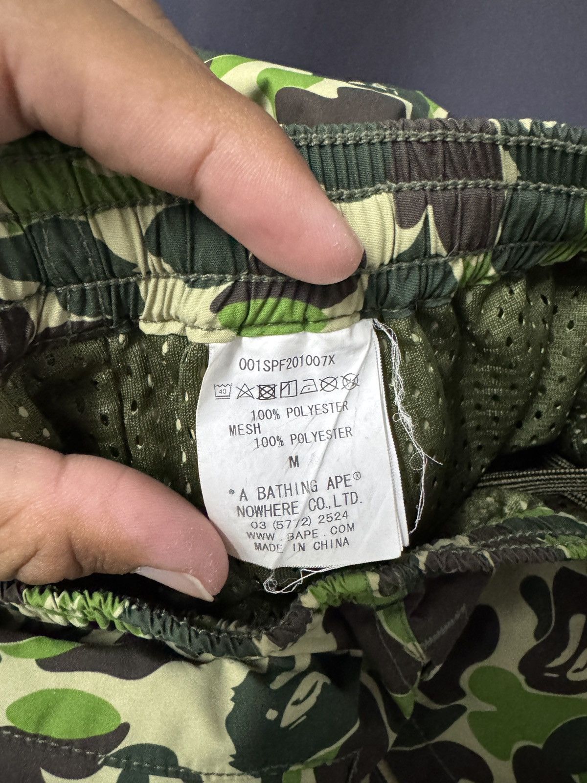 Bape Bape short green camo Size US 31 - 5 Thumbnail