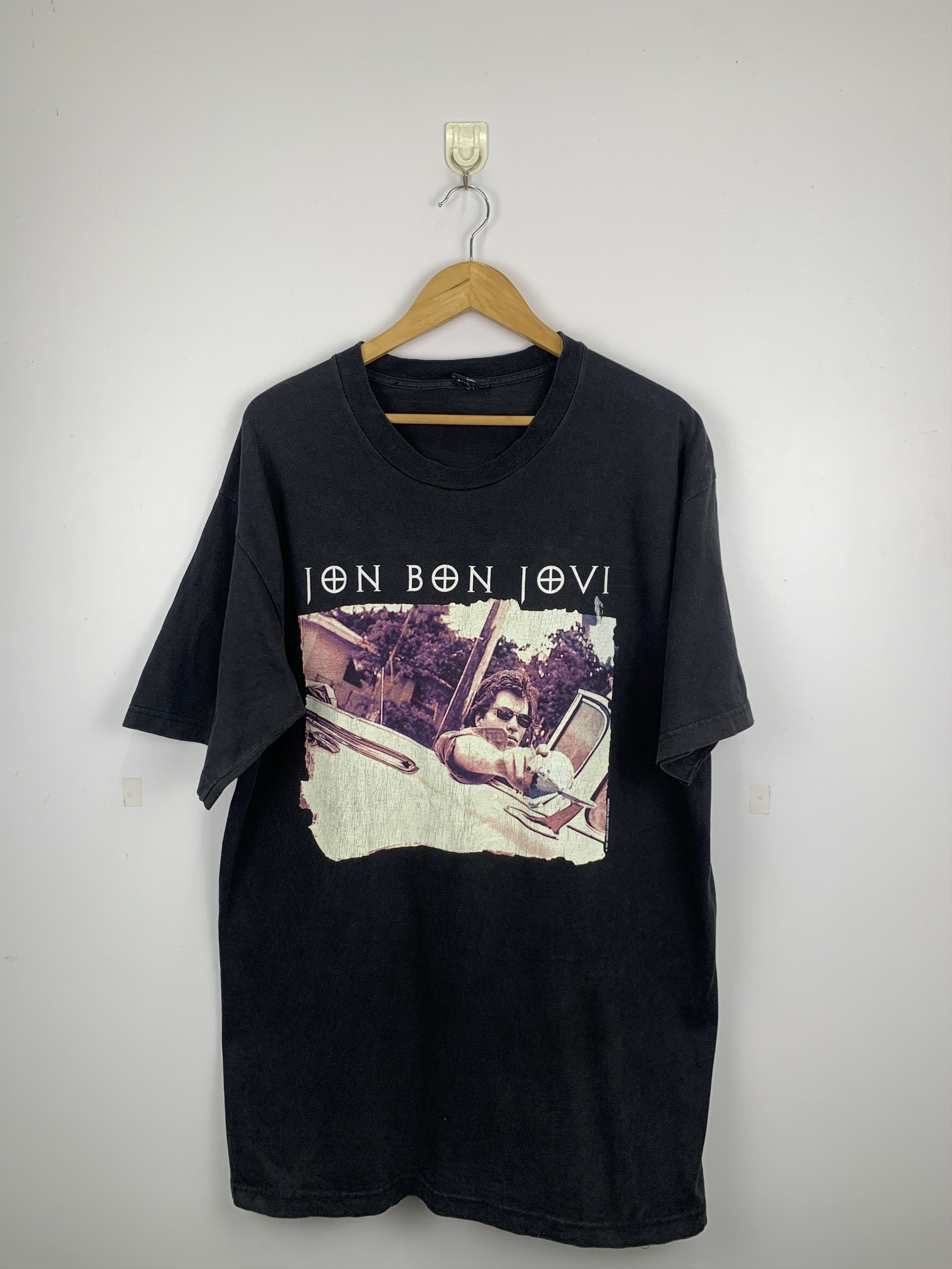 Band Tees × Bon Jovi × Vintage Vintage 90s Bon Jovi Band T Shirt TA0101 Size US L / EU 52-54 / 3 - 1 Thumbnail