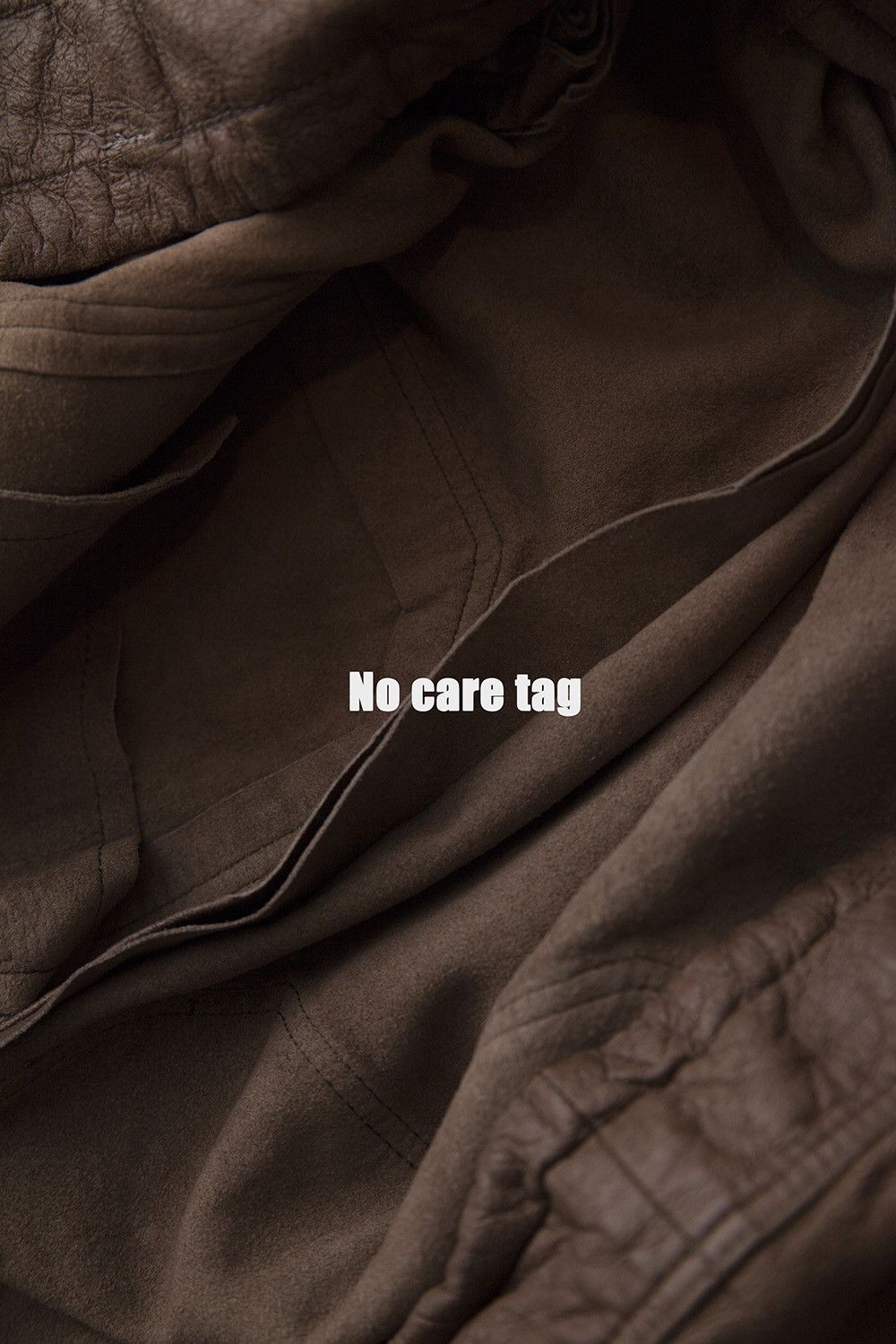 Rick Owens AW02 leather baggy sweatpants Size US 31 - 8 Thumbnail
