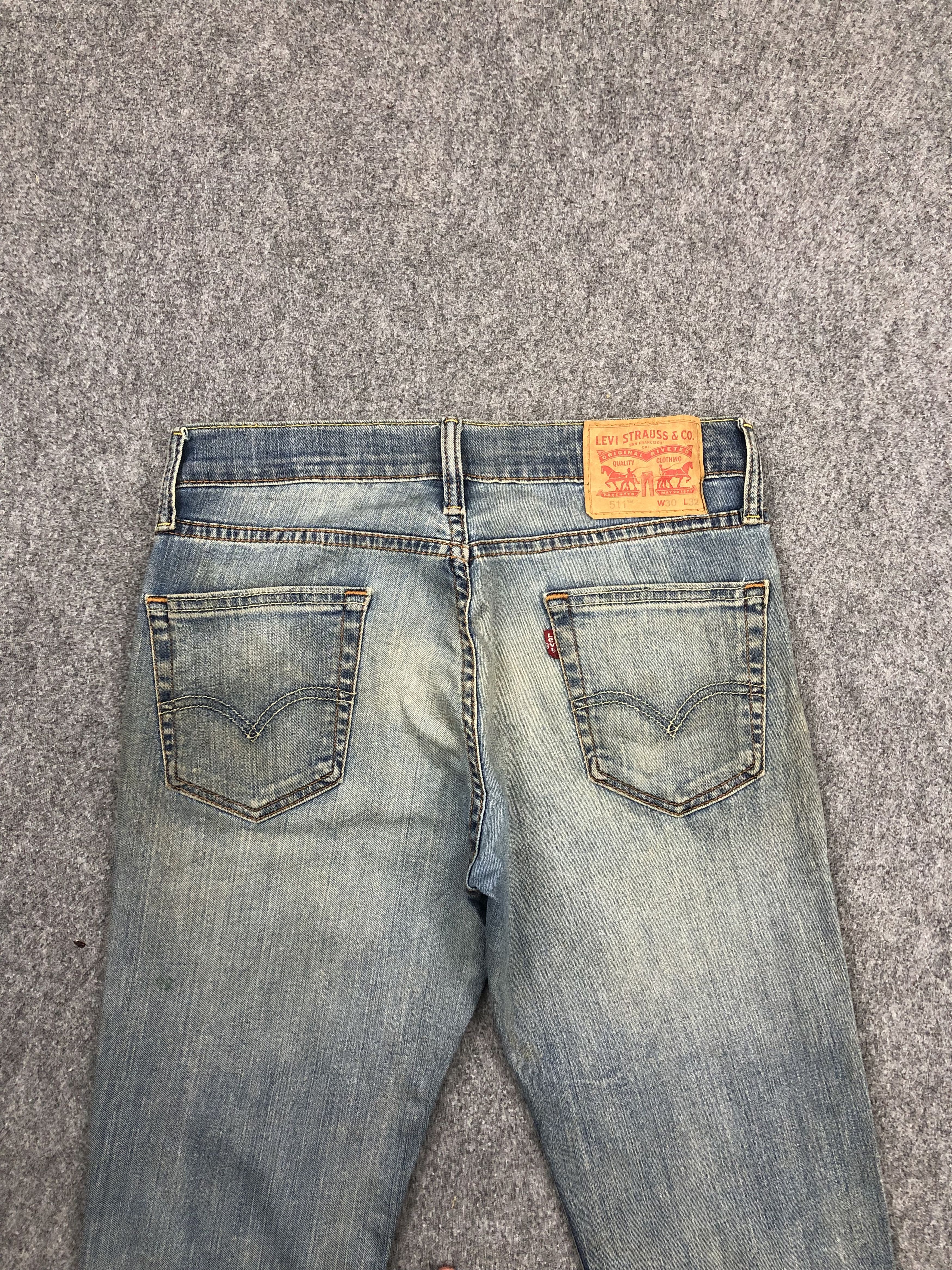 Levi's Faded Blue Vintage Levis 511 Jeans DP1571 Size US 31 - 4 Thumbnail