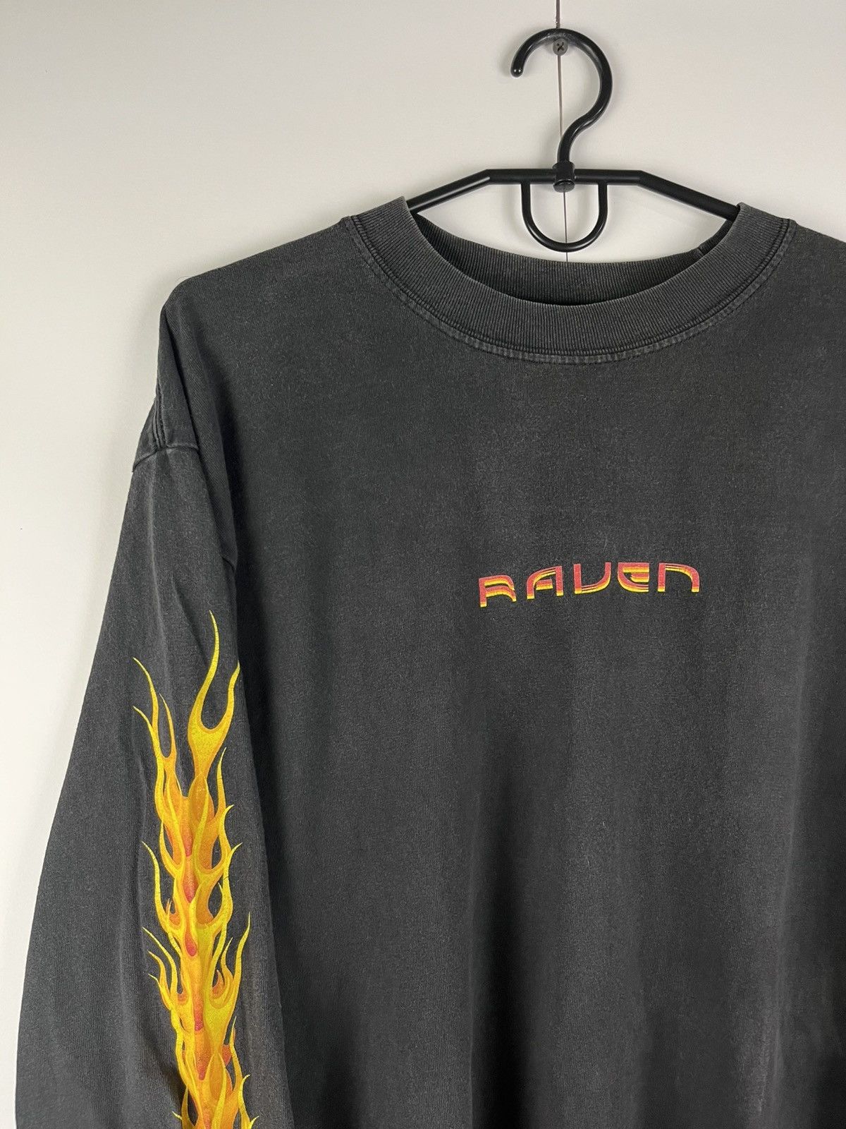 Vintage Raven Printball Gear Vintg Long Sleeve Tee Shirt Made in USA Size US L / EU 52-54 / 3 - 2 Thumbnail
