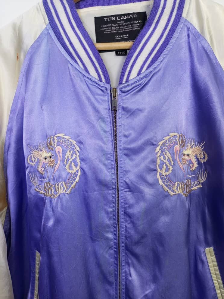 Japanese Brand × Vintage Vintage Ten Carat Sukajan Jacket Size US L / EU 52-54 / 3 - 3 Thumbnail