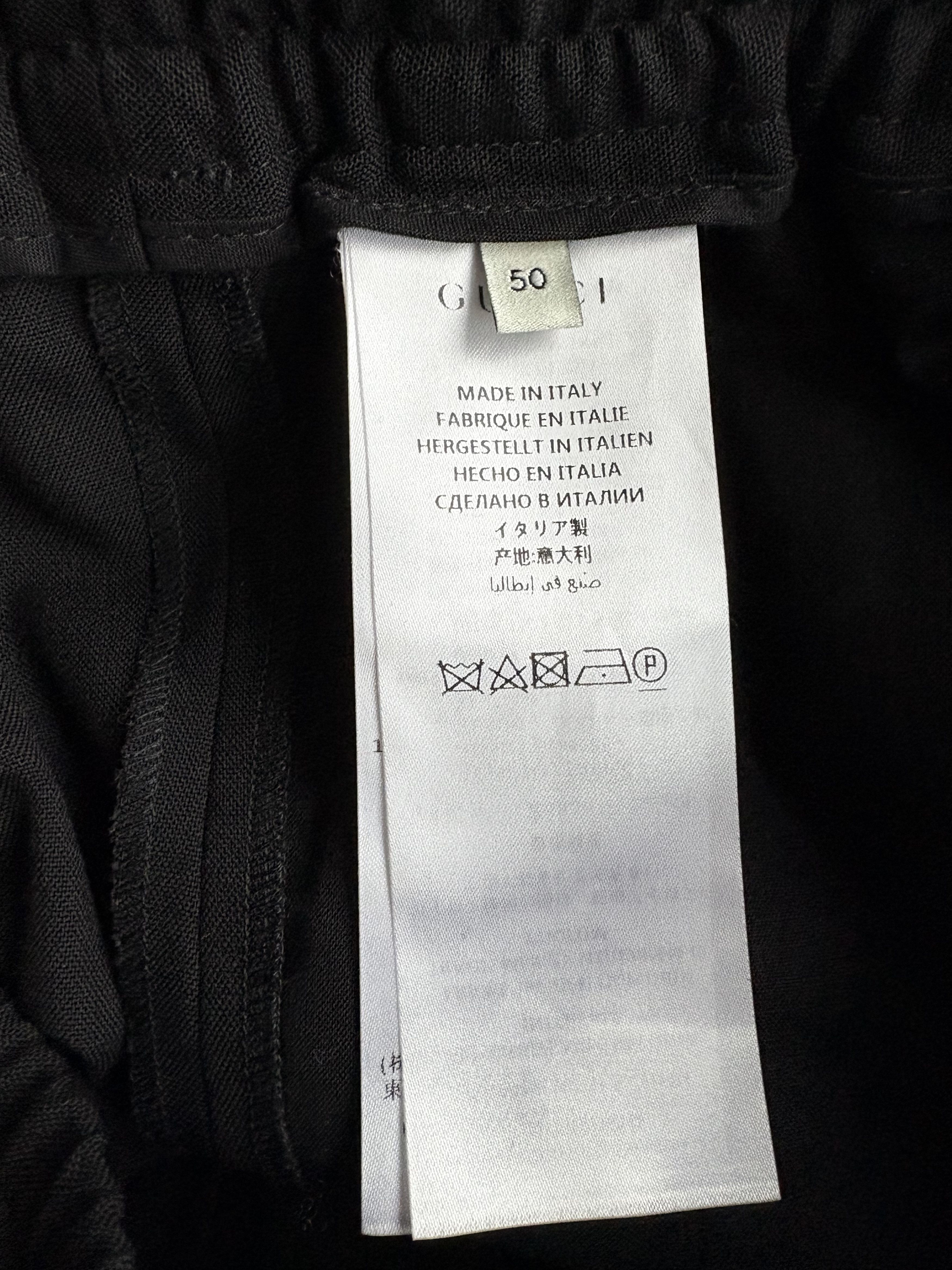 Gucci Gucci black drawstring pants Size US 34 / EU 50 - 4 Thumbnail