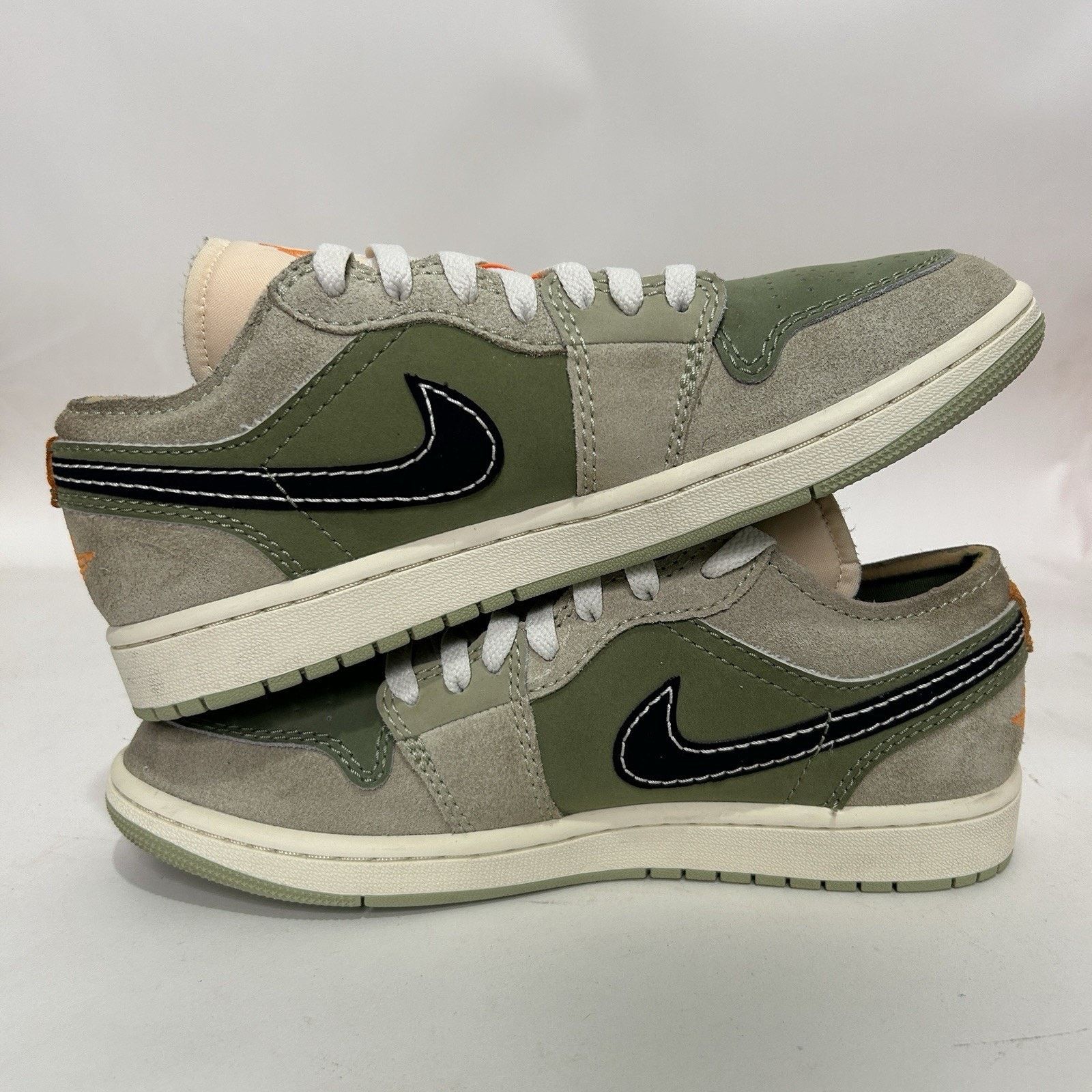Jordan Brand Nike Air Jordan 1 Low SE Craft “Light Olive” Size US 9 / EU 42 - 3 Thumbnail