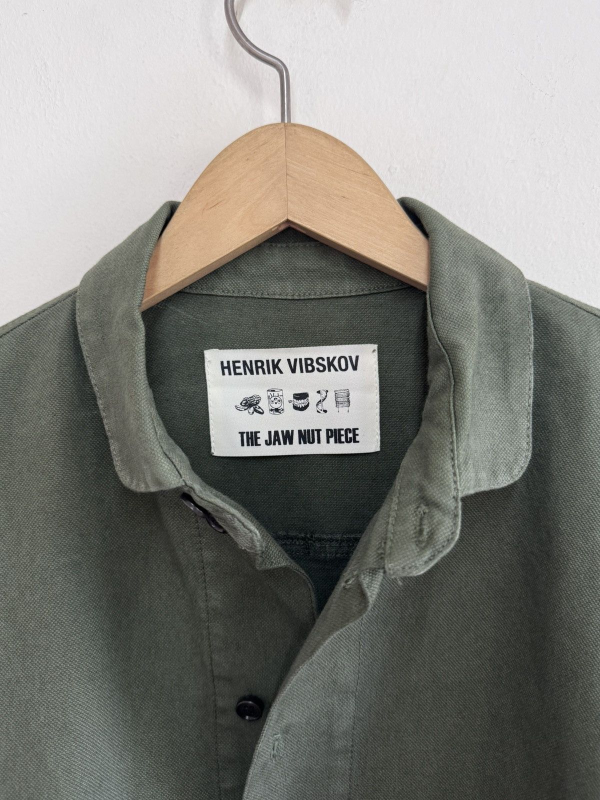 Henrik Vibskov Henrik Vibskov Jaw Nut Shirt Jacket Olive Size S AW18 Size US S / EU 44-46 / 1 - 4 Thumbnail