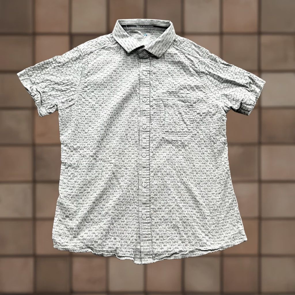 Vintage Kuhl Provok Shirt Men Small Gray Cotton Short Sleeve Outdoors Hiking Fishing Shirt Size US S / EU 44-46 / 1 - 1 Thumbnail