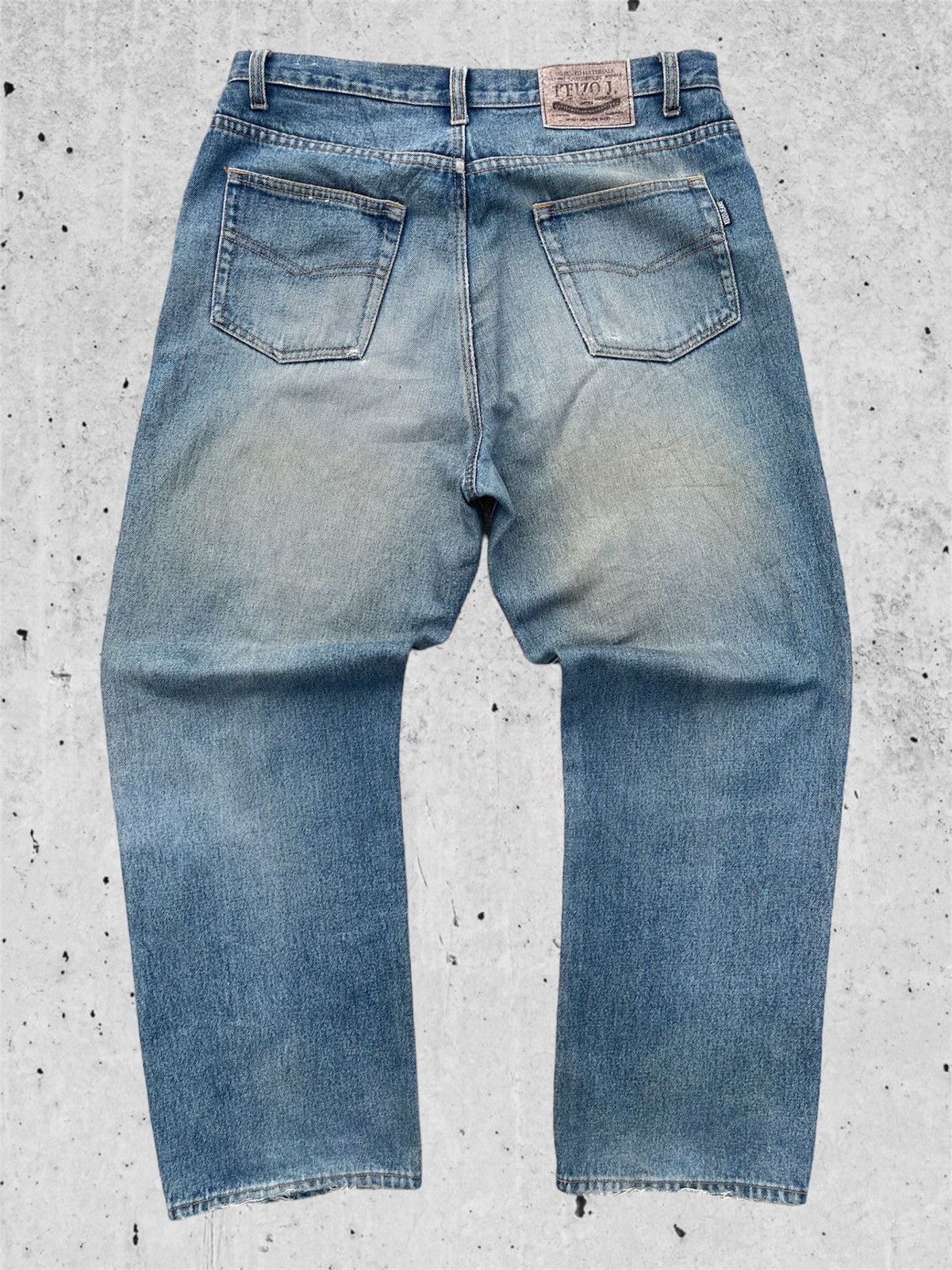 Vintage 🔥 Peizo J Distressed Denim Vintage 34🔥 Size US 34 / EU 50 - 10 Thumbnail