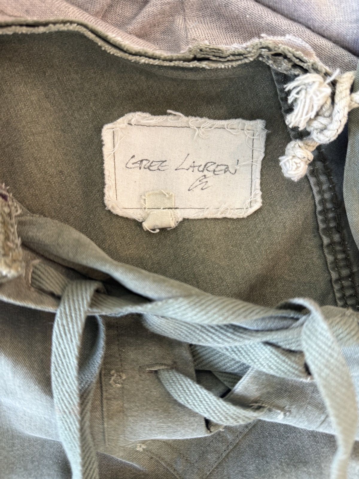 Greg Lauren Greg Lauren 1/1 “Army Tent Hooded Parka” Size US S / EU 44-46 / 1 - 5 Thumbnail