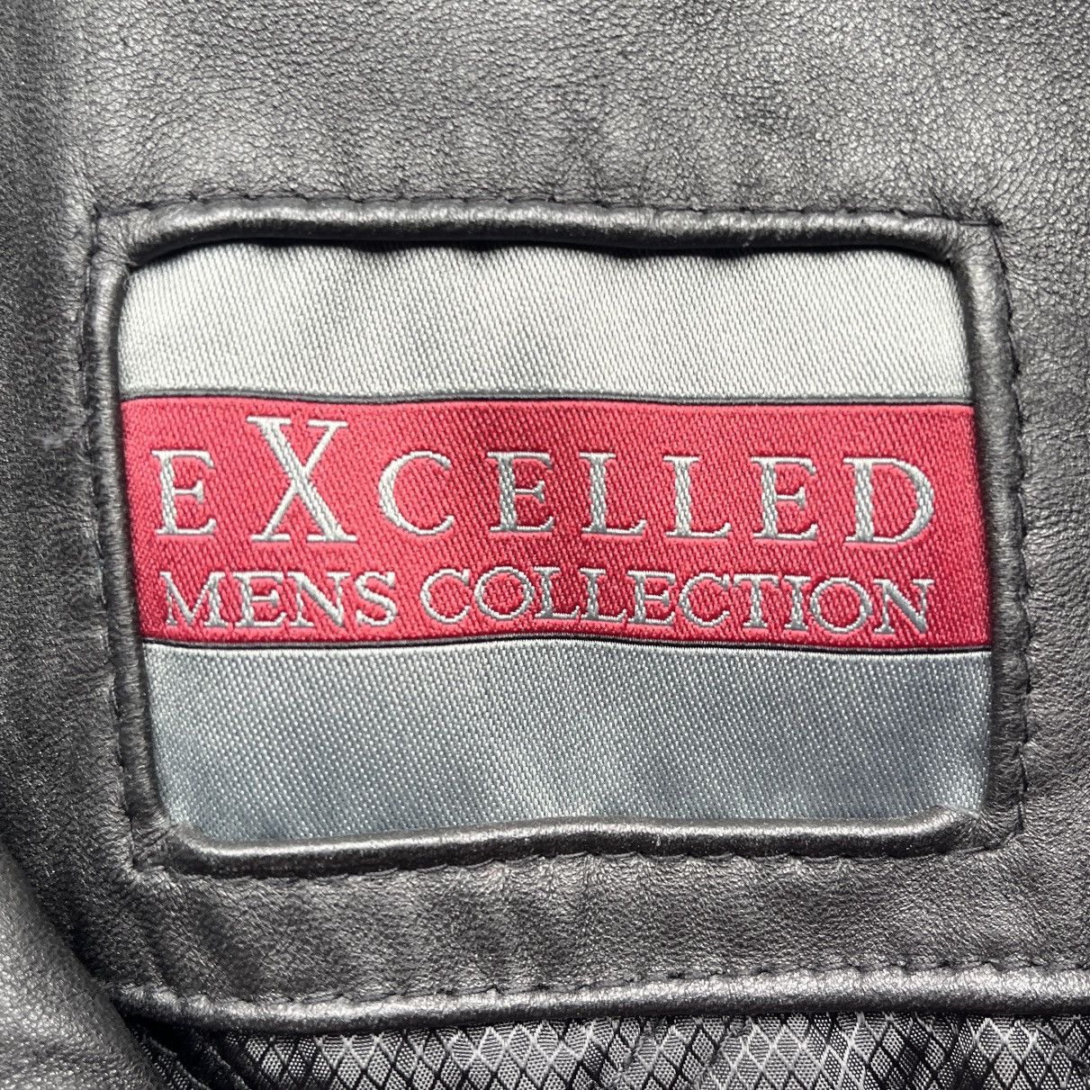 Excelled Vintage Excelled Button Up Black Leather Jacket Size US XL / EU 56 / 4 - 3 Thumbnail