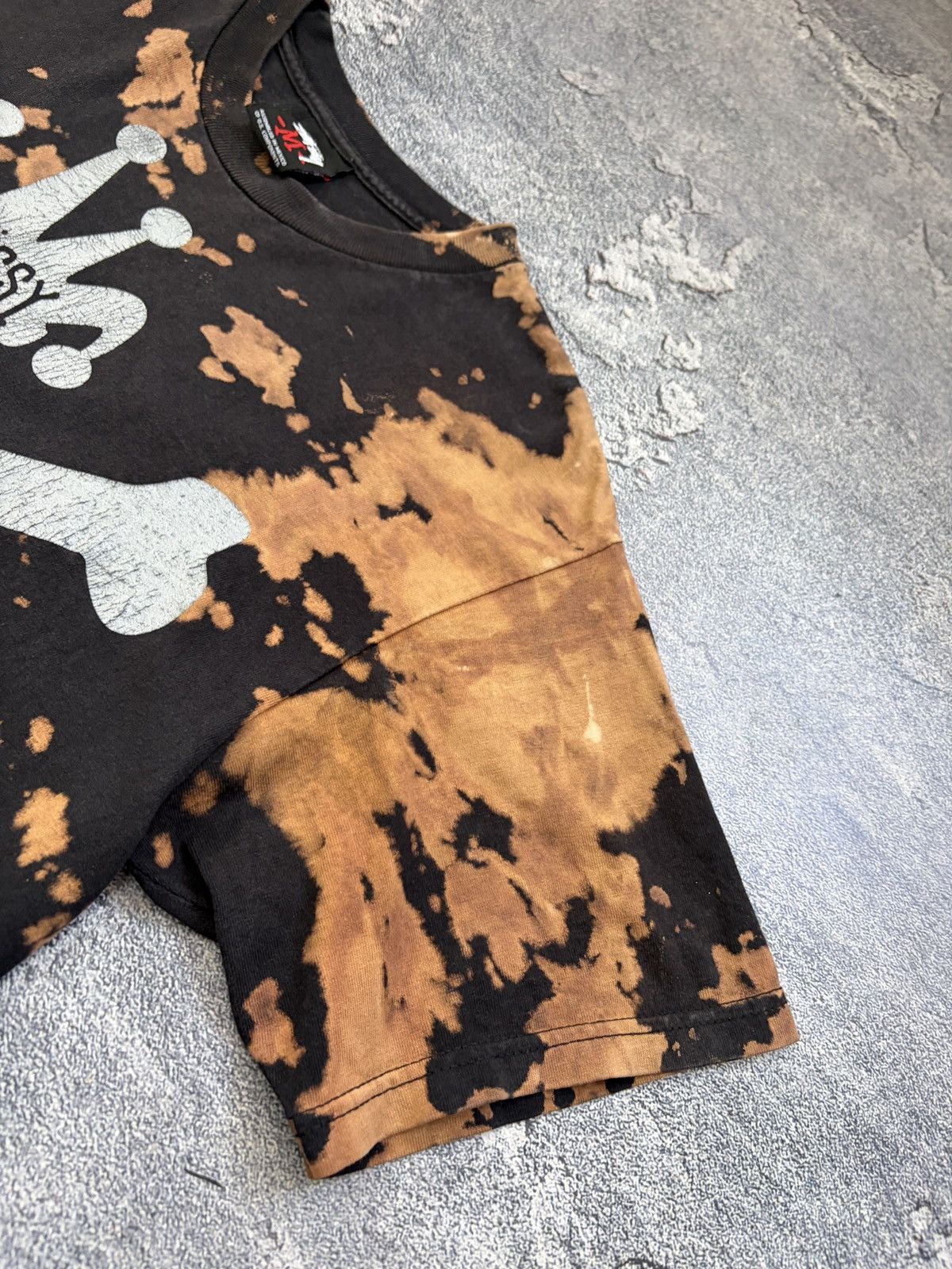 Stussy Vintage Stussy Tie Dye Skull LA Rollers T-Shirt Size M Size US M / EU 48-50 / 2 - 8 Thumbnail