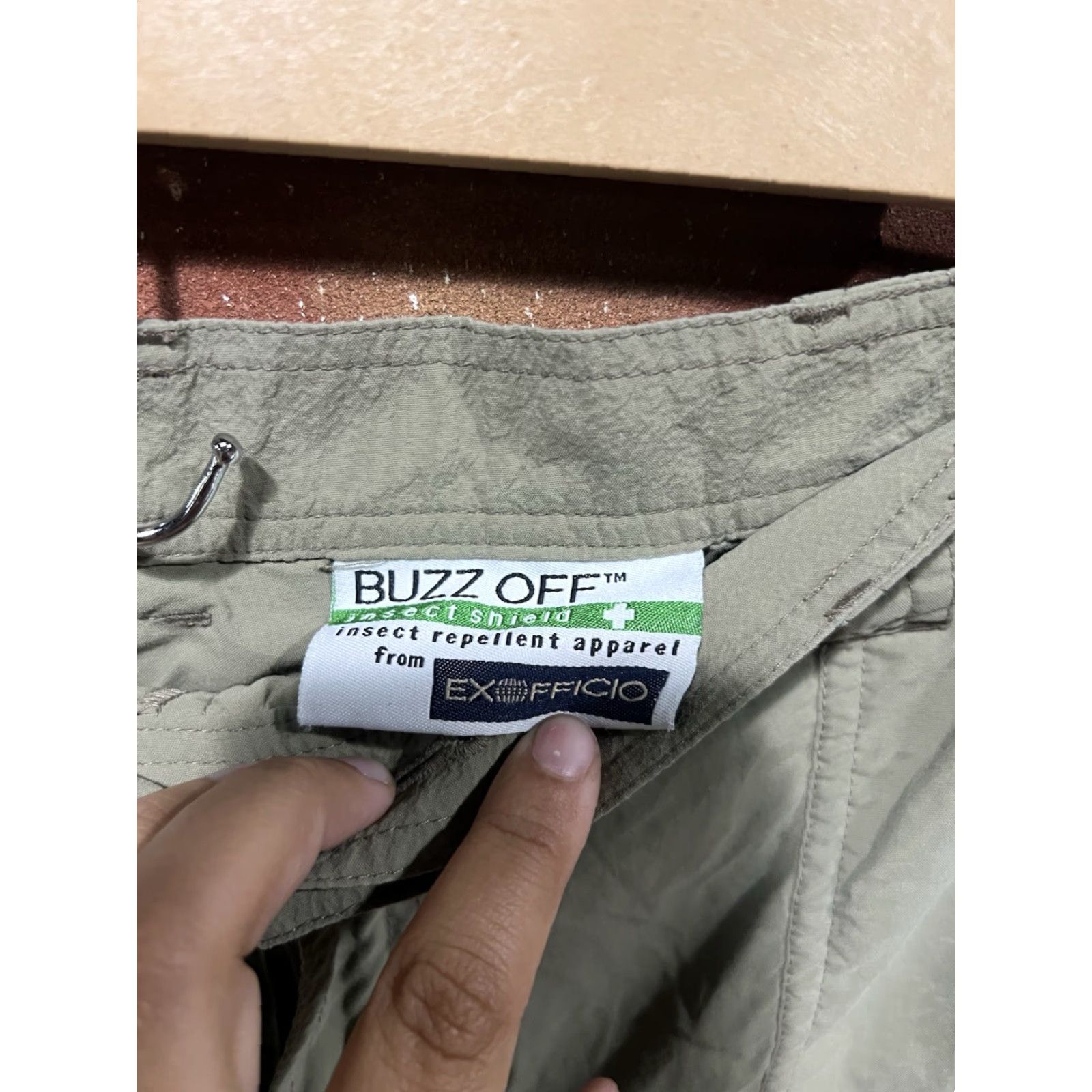 ExOfficio ExOfficio Men's Buzz Off Insect Pants Green XL Outdoor Hiking Convertible Outdoor Jogger Pants Mens Green XL Buzz Off Insect Shield Size US 36 / EU 52 - 2 Thumbnail