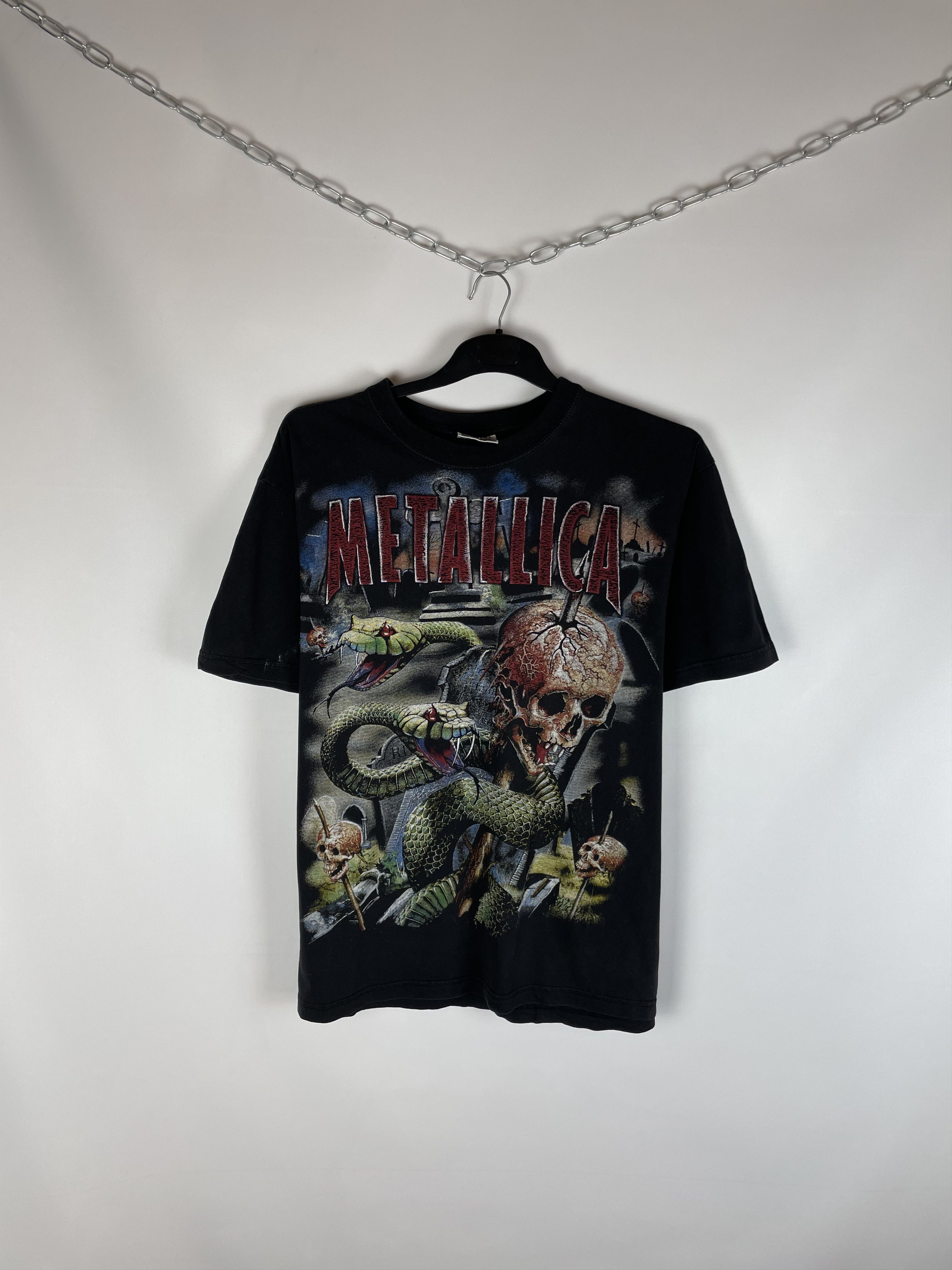 Band Tees 90s Vintage Metallica T Shirt Size US XL / EU 56 / 4 - 1 Thumbnail