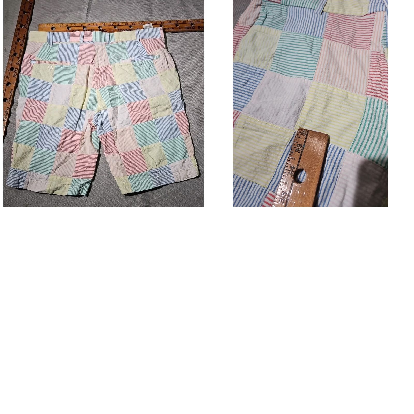 Brooks Brothers Brooks Brothers Shorts Mens 35 Multicolor Seersucker Preppy Patchwork Bermuda Pants Shorts Set? Size US 35 - 9 Thumbnail