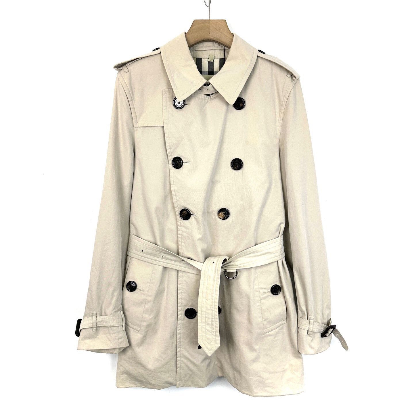 Burberry Burberry Kensington Short Double-Breasted Trench Size L / US 10 / IT 46 - 1 Thumbnail