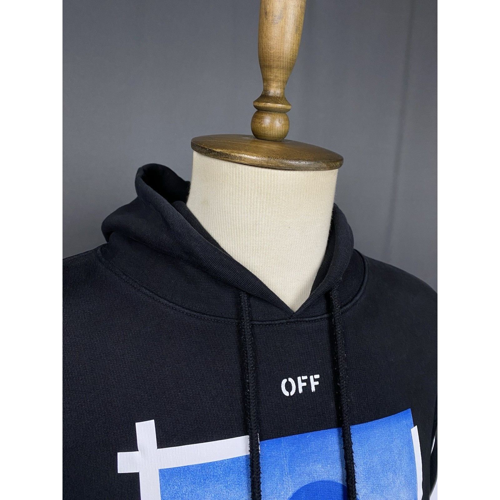 Off-White Off-White Auth Mona Lisa Big Logo Men's Black Hoodie Sweater Size US L / EU 52-54 / 3 - 6 Thumbnail