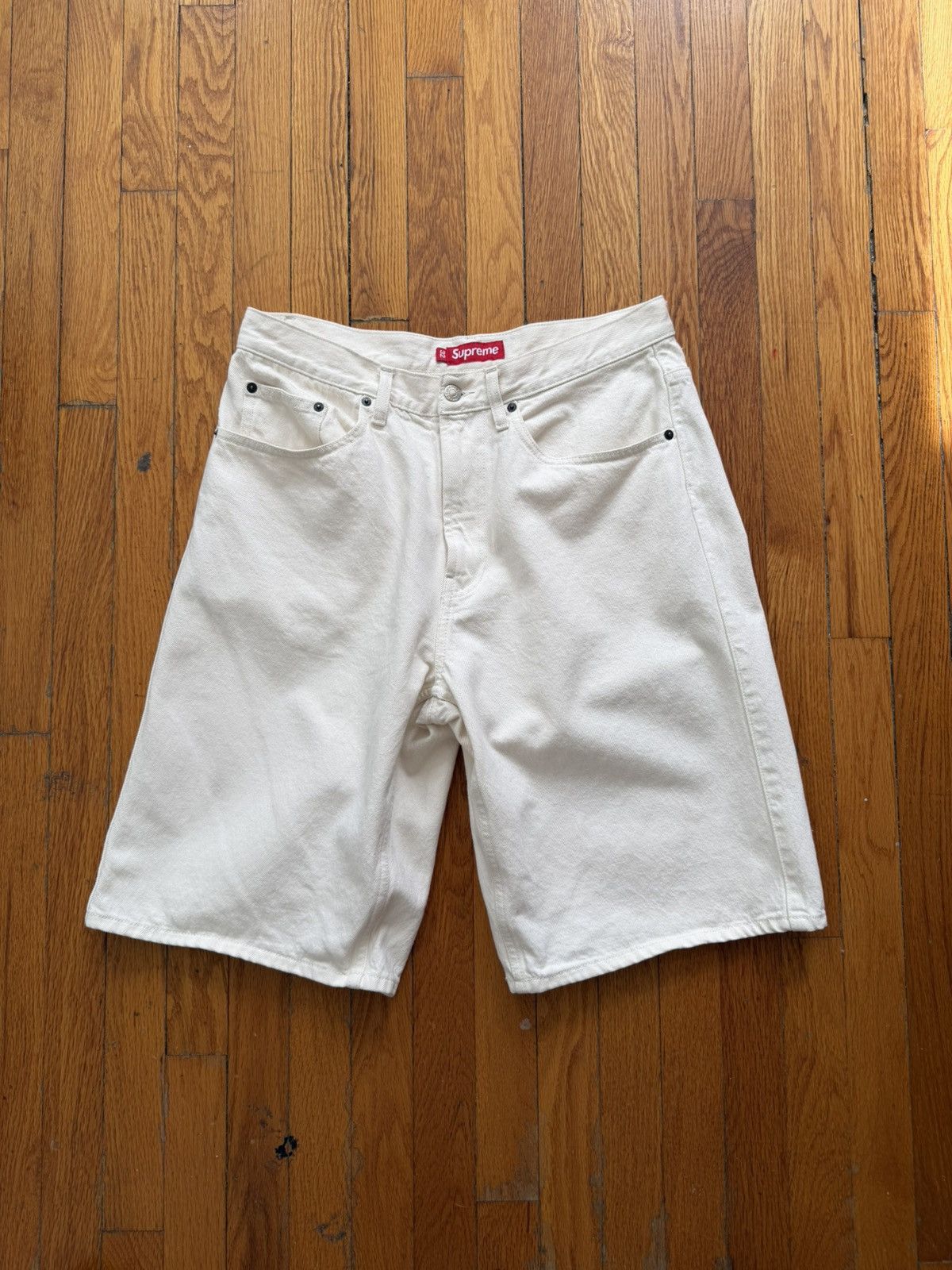 Supreme supreme loose fit denim shorts Size US 34 / EU 50 - 1 Thumbnail