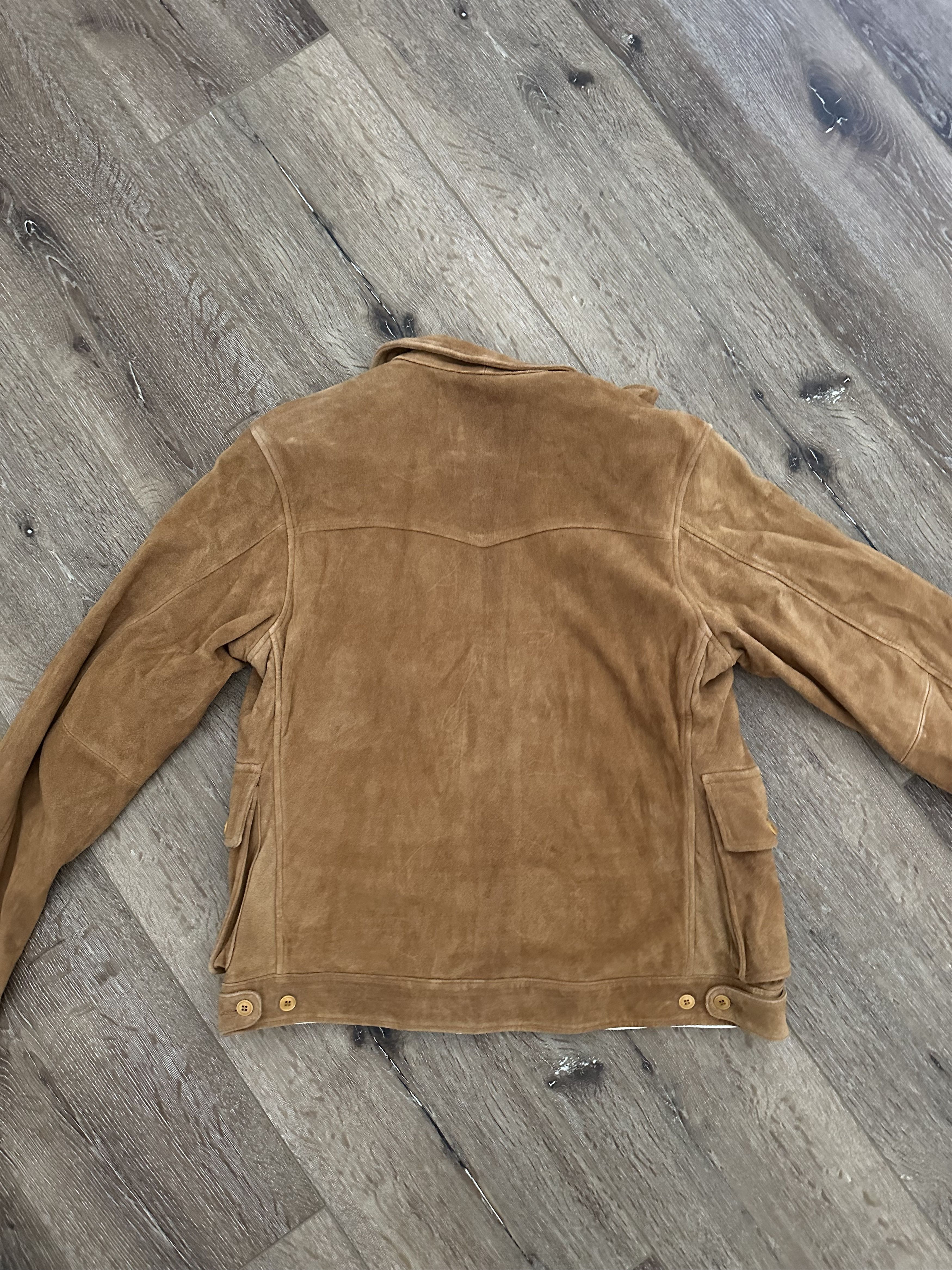 J.S. Homestead × Journal Standard Brown Goat Leather Jacket Bomber Size US L / EU 52-54 / 3 - 7 Thumbnail