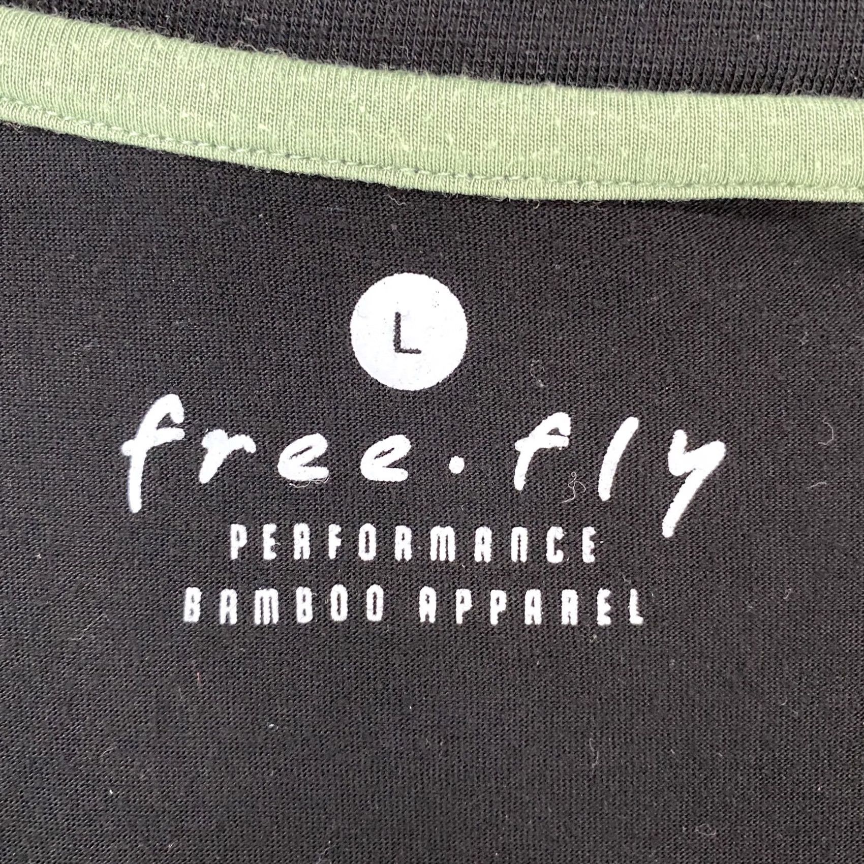 Vintage Free Fly Shirt Mens Large Black Graphic Makena Bamboo Paddle Performance Size US L / EU 52-54 / 3 - 7 Thumbnail