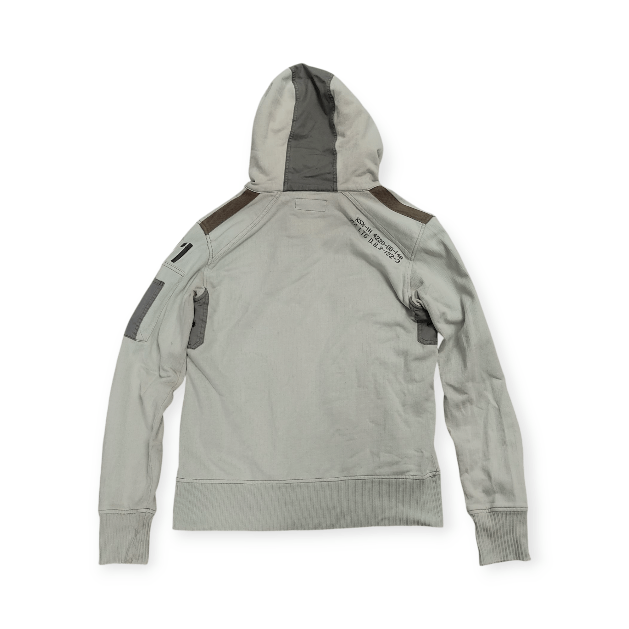 Avirex Avirex Type Military Light Grey Zipper Hooded Jacket Size US M / EU 48-50 / 2 - 13 Thumbnail