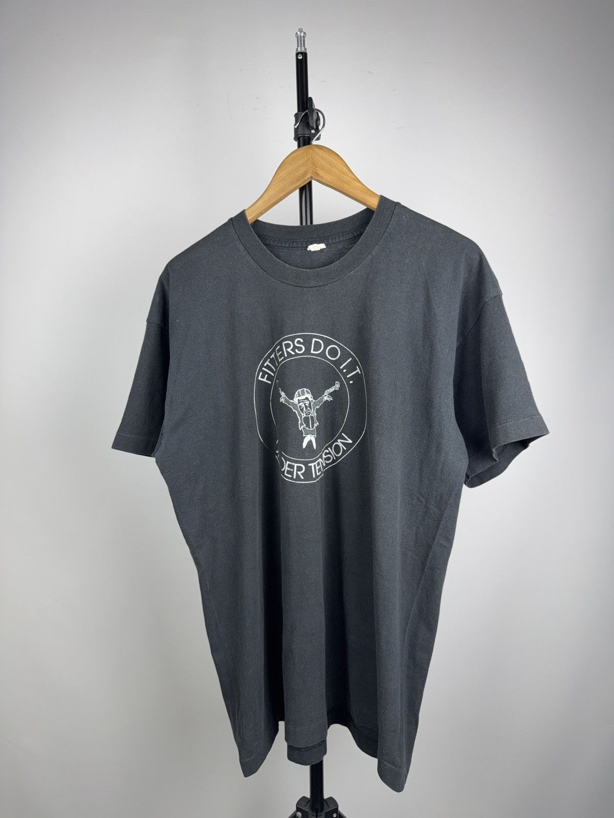 Vintage Retro 90s Vintage Fitters Do It Under Tension Graphic Tee Size US M / EU 48-50 / 2 - 1 Thumbnail