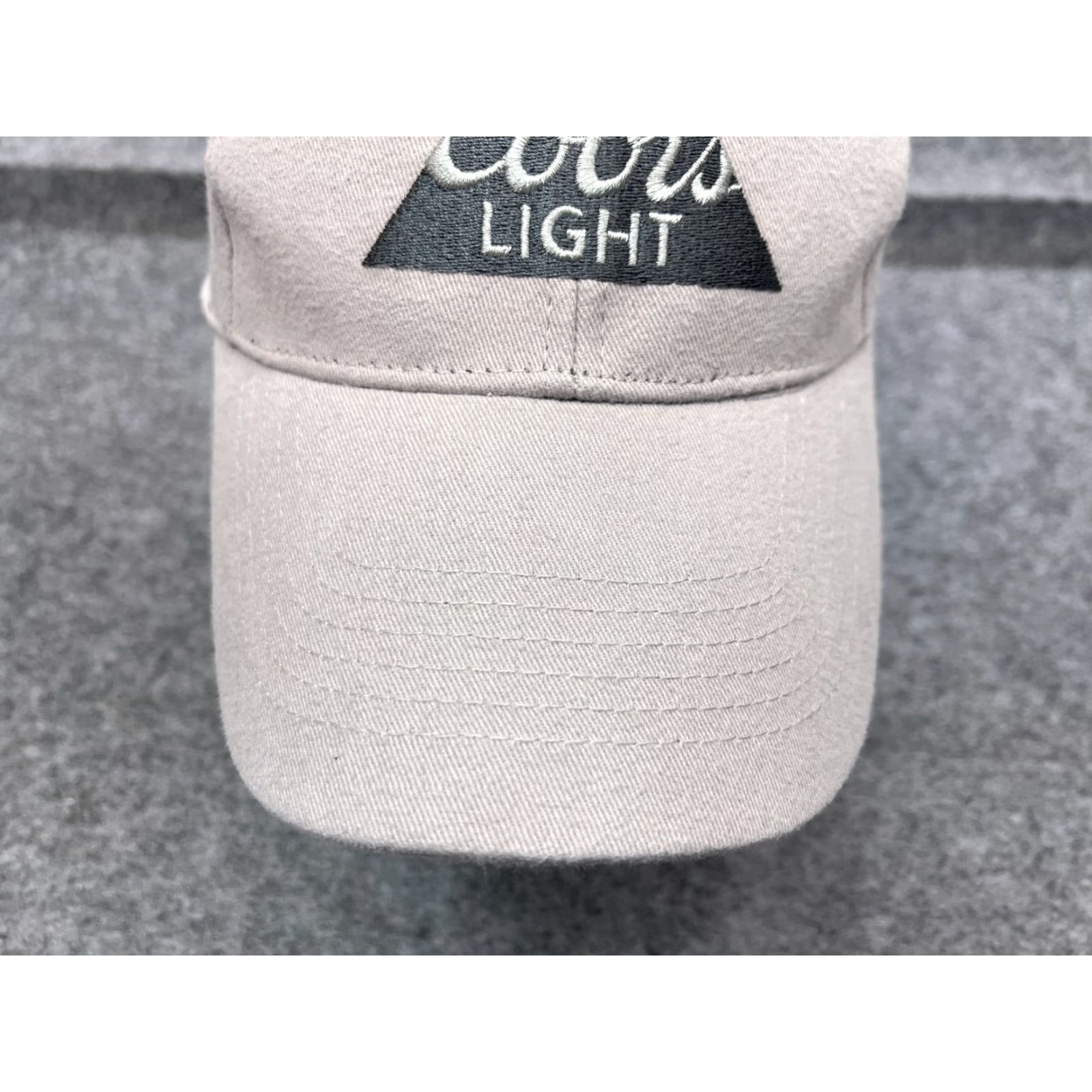 Vintage ACME Coors Light Hat Cap Snap Back Adult One Size Gray Cotton Blend Beer Outdoors Hats Mens Size ONE SIZE - 3 Thumbnail