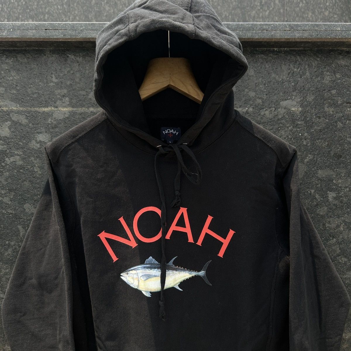 Noah Noah NY Black Japan Exclusive Bluefin Tuna Logo Hoodie Size US L / EU 52-54 / 3 - 2 Thumbnail