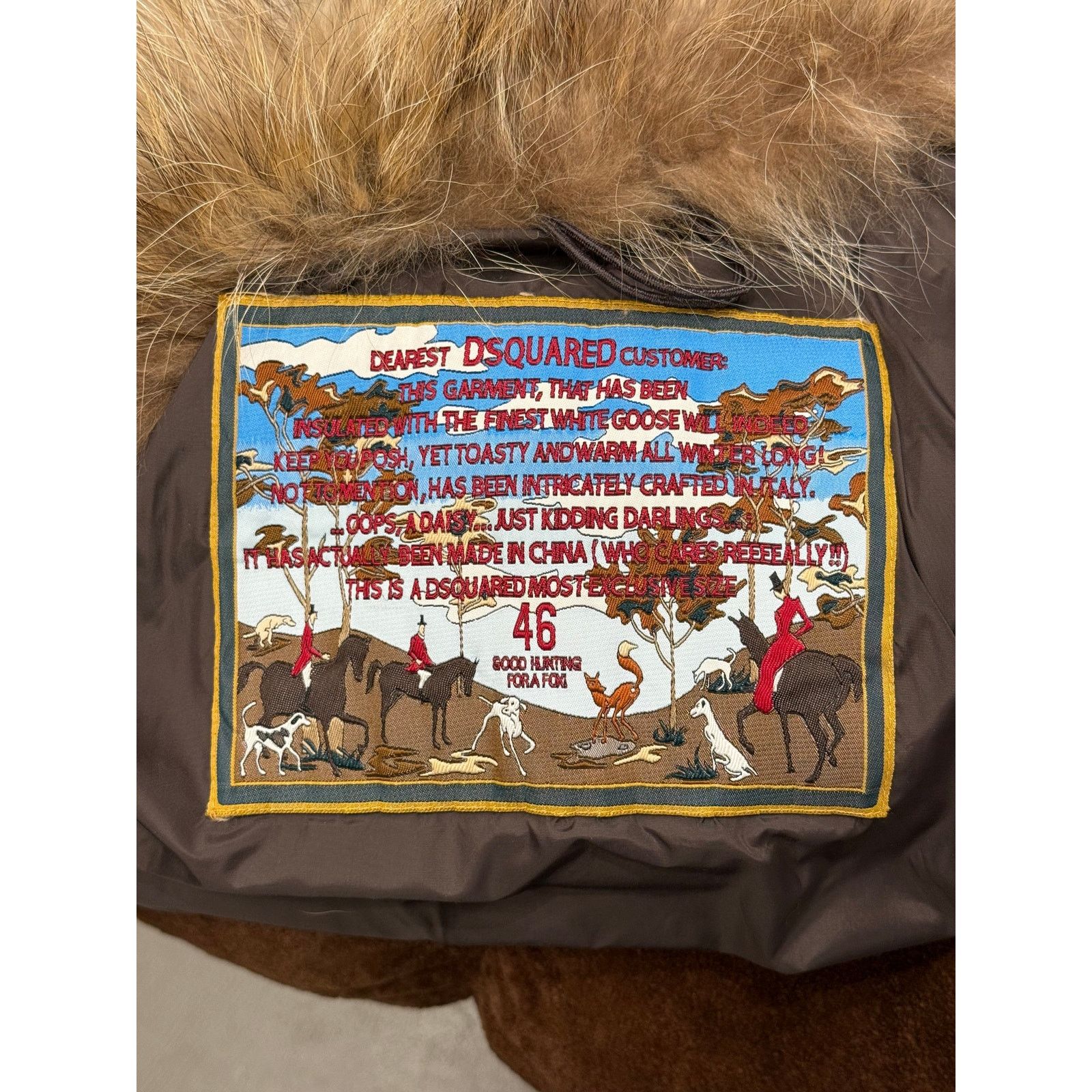 Dsquared2 2000s Dsquared2 cropped puffer jacket with murmanski fur Size L / US 10 / IT 46 - 9 Thumbnail
