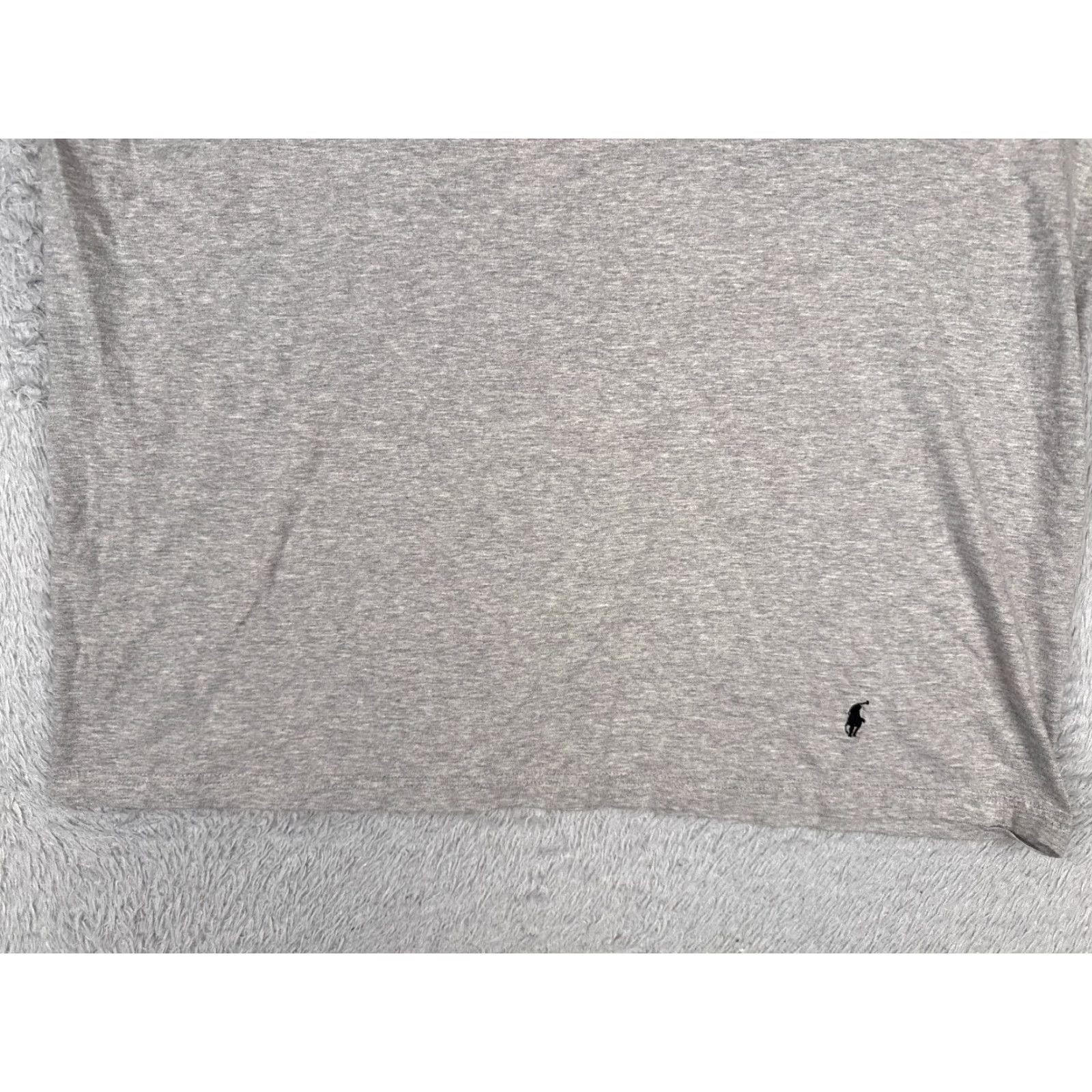 Ralph Lauren Polo Ralph Lauren Shirt Adult XL Gray Short Sleeve Crew Cotton READ - Mens T-Shirt, Embroidered Logo, Jersey, Classic Fit Size US XL / EU 56 / 4 - 5 Thumbnail