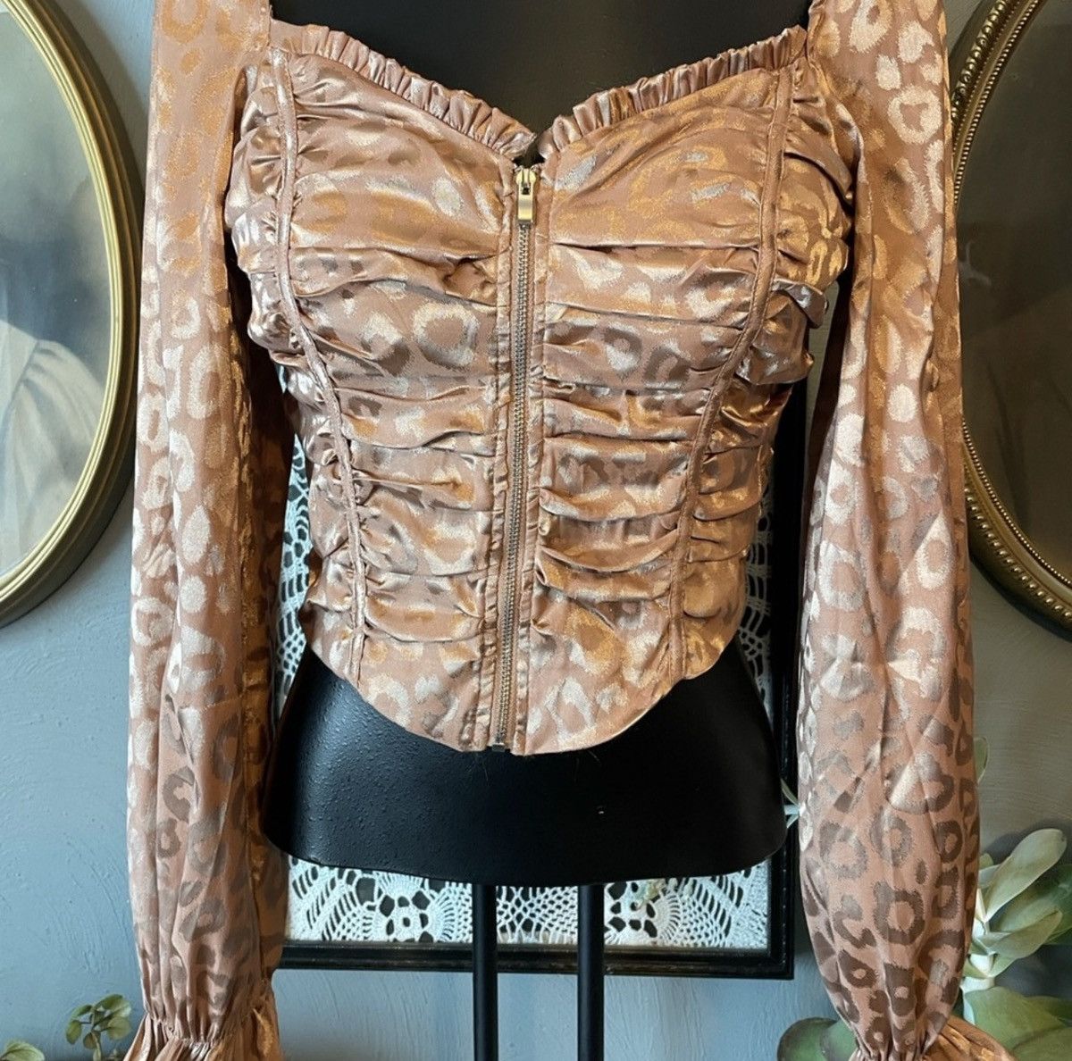 Other Privy cheetah crop top Size M / US 6-8 / IT 42-44 - 2 Thumbnail