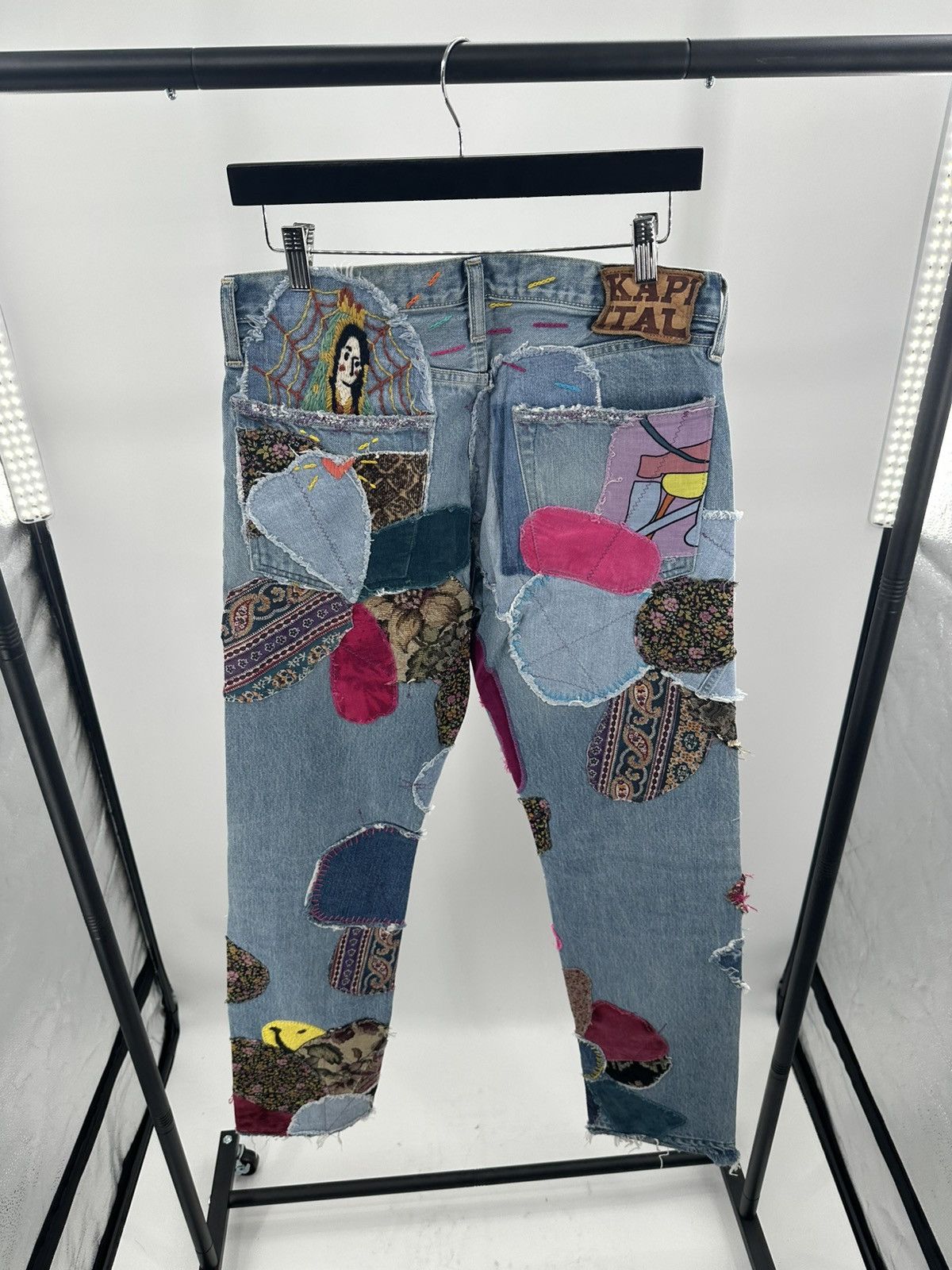 Kapital Kapital Patchwork Denim Jeans Size US 32 / EU 48 - 8 Thumbnail