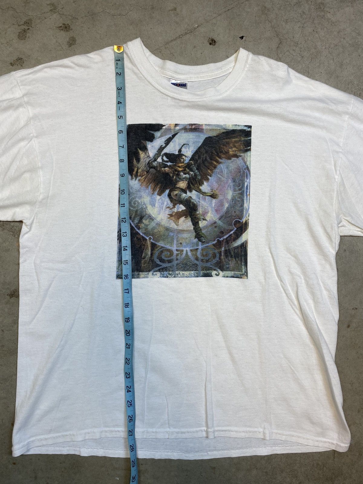 Vintage Vintage Magic The Gathering Serra Angel T Shirt XL MTG Size US XL / EU 56 / 4 - 4 Thumbnail