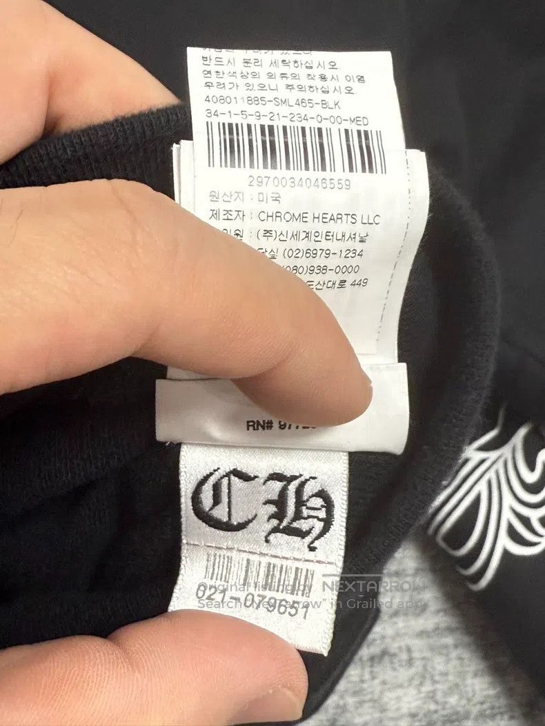Chrome Hearts CHROME HEARTS Size M Waffle lined classic zipper jacket Size US M / EU 48-50 / 2 - 5 Thumbnail