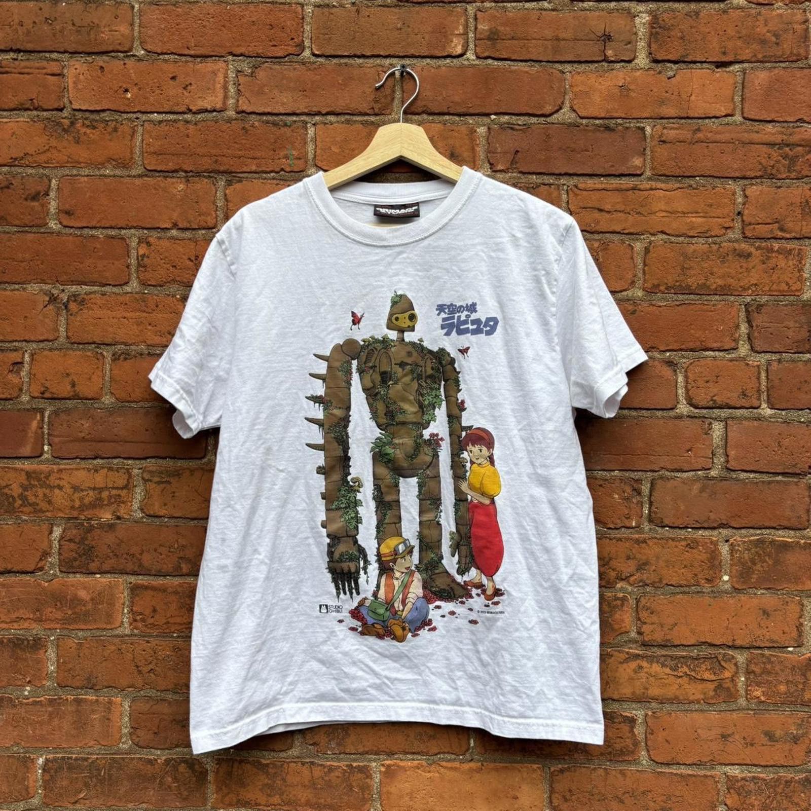 laputa castle in the sky grimace studio ghibli t shirt L