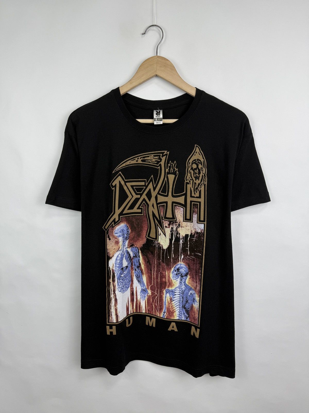 Band Tees 🇺🇸 Vintage Y2K Death Human Old School Death Metal T-Shirt Size US XL / EU 56 / 4 - 3 Thumbnail