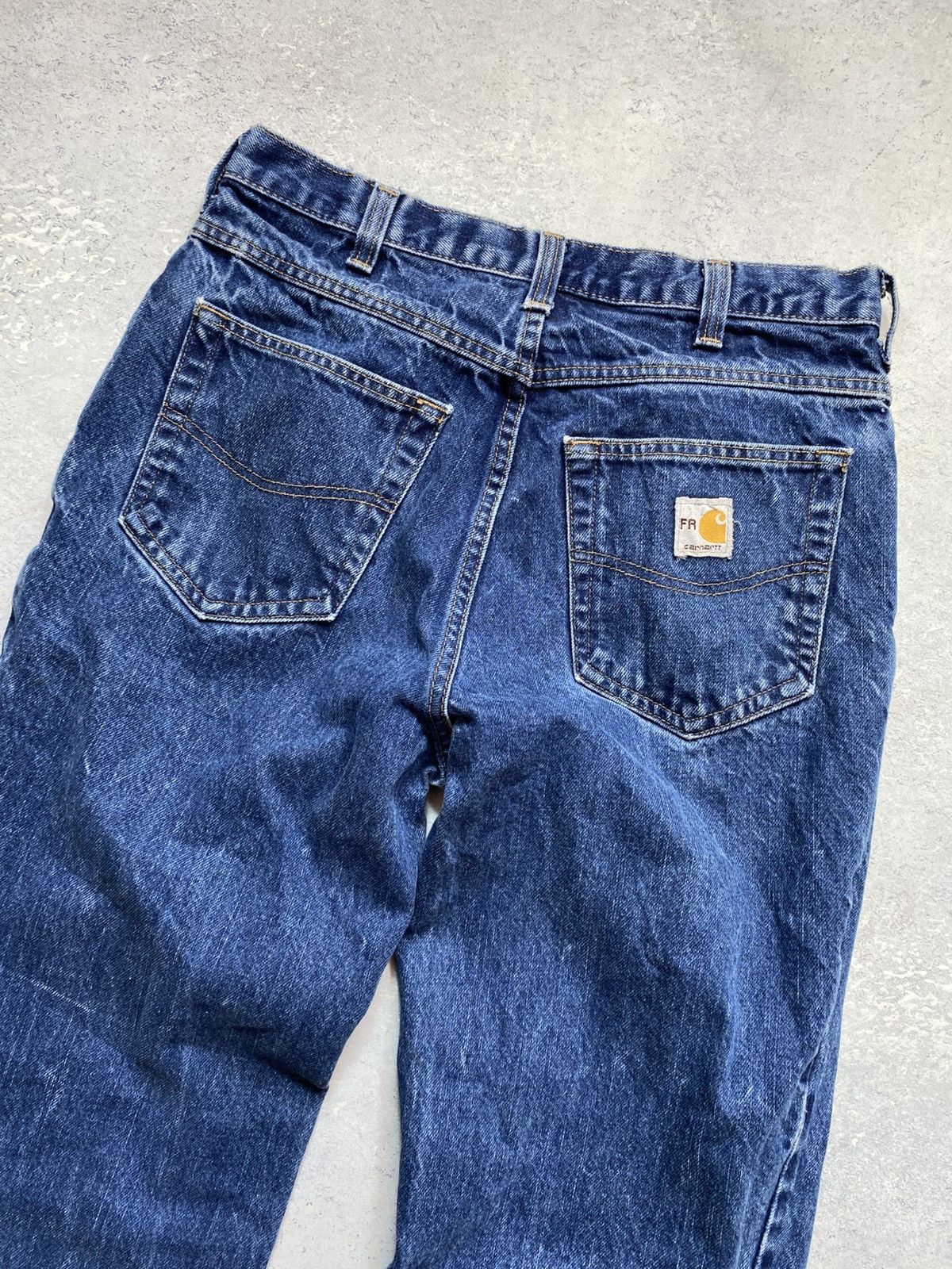 Carhartt Carhartt Jeans Men's 32x30 Blue Denim FR Flame Resistant ARC Size US 32 / EU 48 - 7 Thumbnail