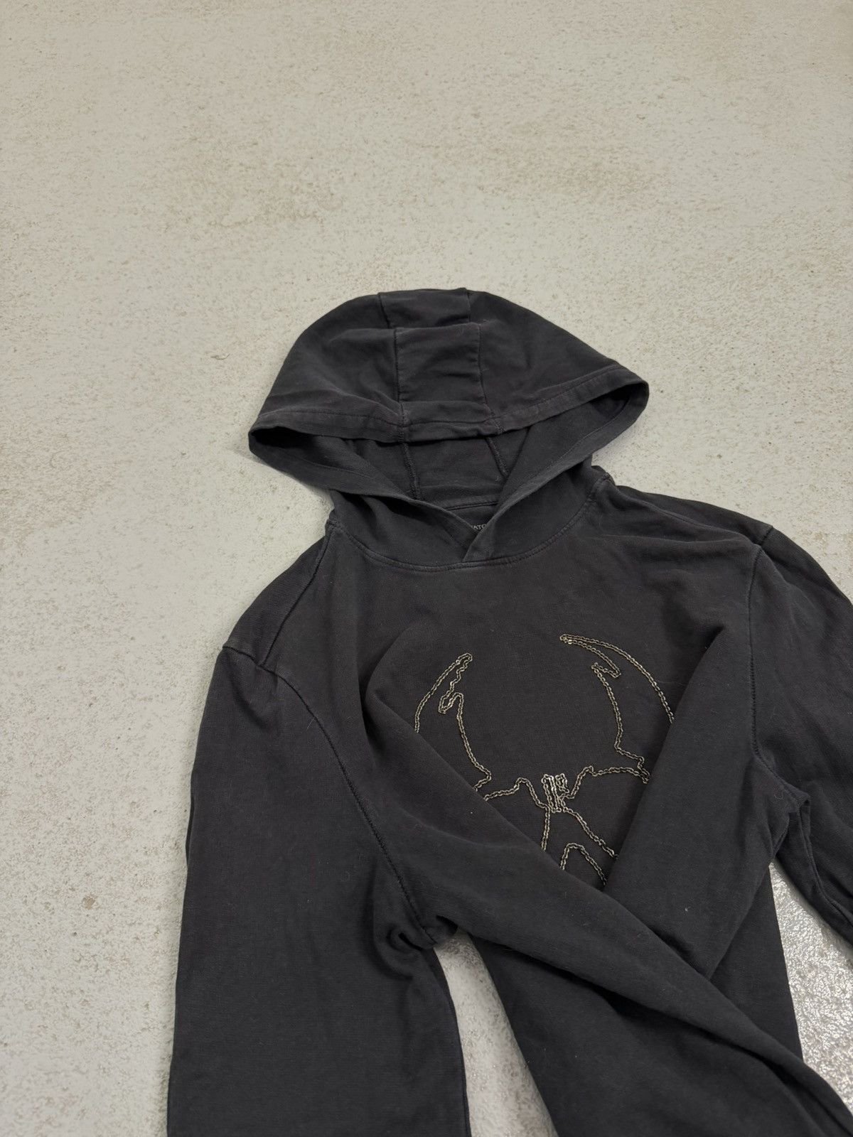 John Varvatos John Varvatos Chain Skull Light Hoodie Size US XS / EU 42 / 0 - 7 Thumbnail