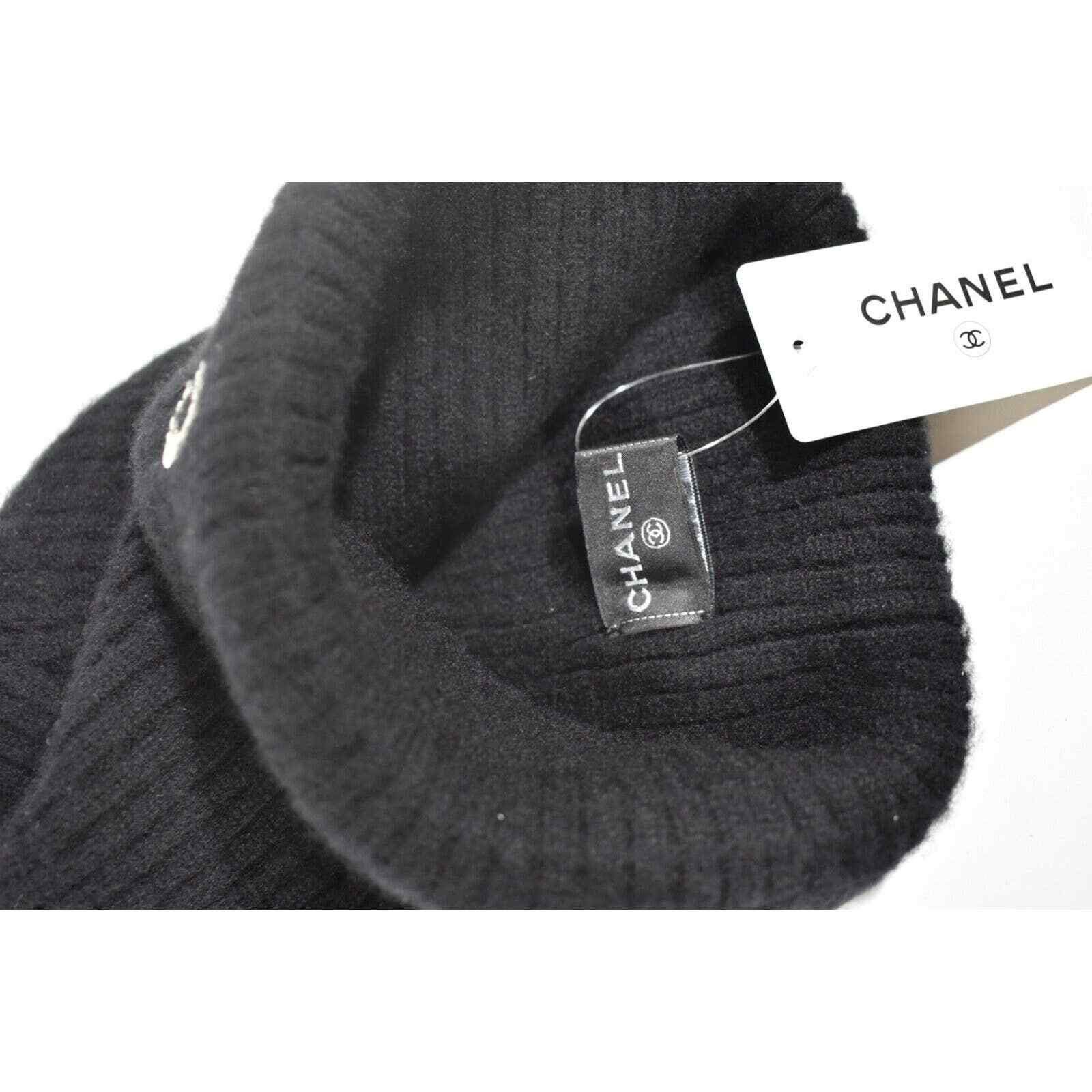 Chanel Chanel White Sequin CC Logo Beanie Winter Hat Cap Cloche Size ONE SIZE - 10 Thumbnail