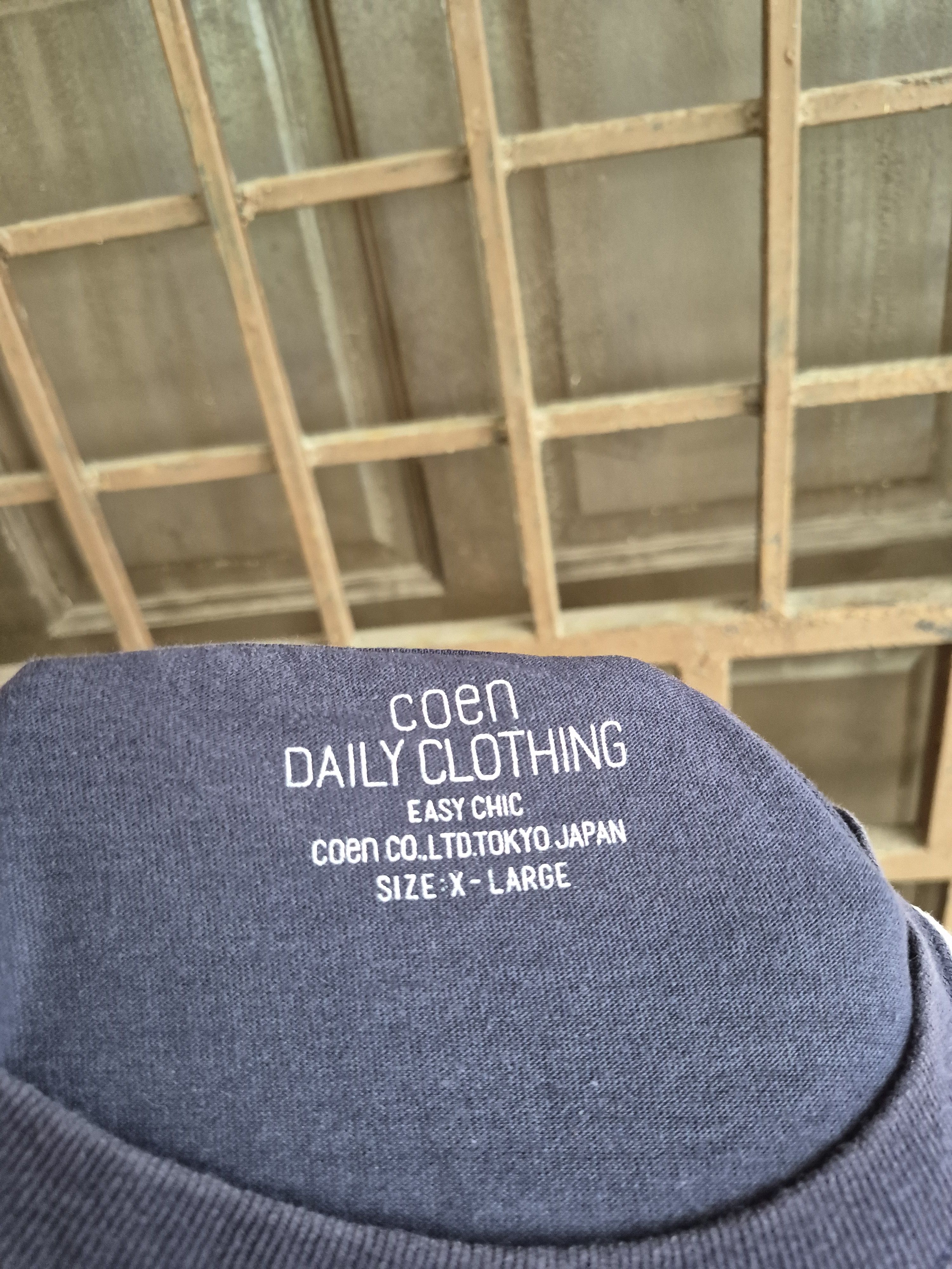 Japanese Brand 🔥Japanese Brand Coen Easy Chic Pocket Tee Size US XL / EU 56 / 4 - 6 Thumbnail