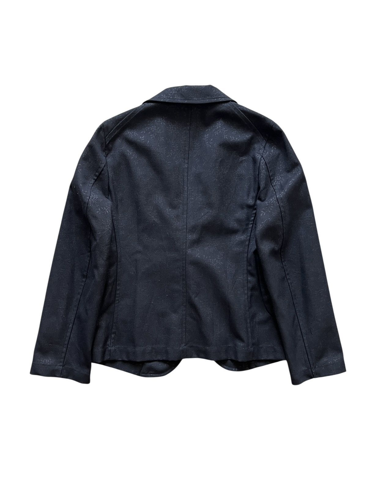 Comme des Garcons Comme des Garcons Floral Motif Buttonless Blazer Jacket Size S / US 4 / IT 40 - 2 Thumbnail