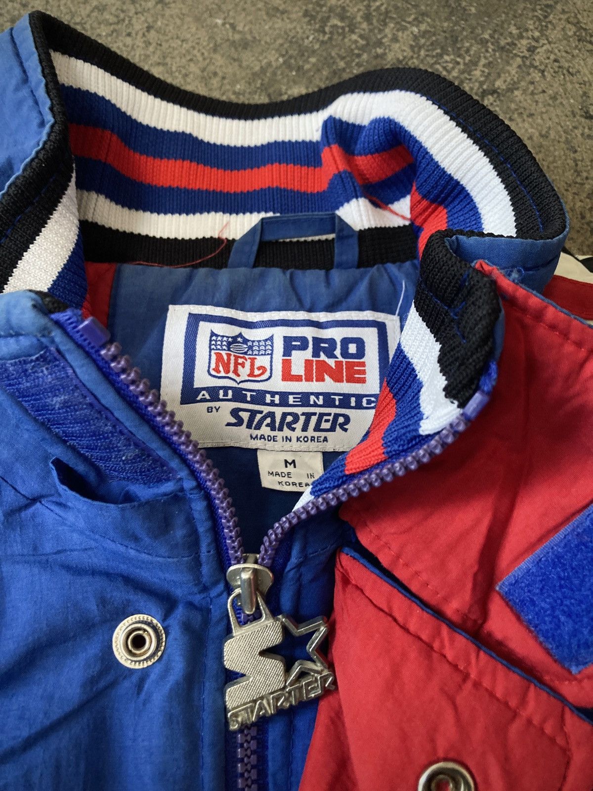 NFL × Starter × Vintage Vintage 90s Starter New England Patriots Parka Jacket Size US M / EU 48-50 / 2 - 9 Thumbnail
