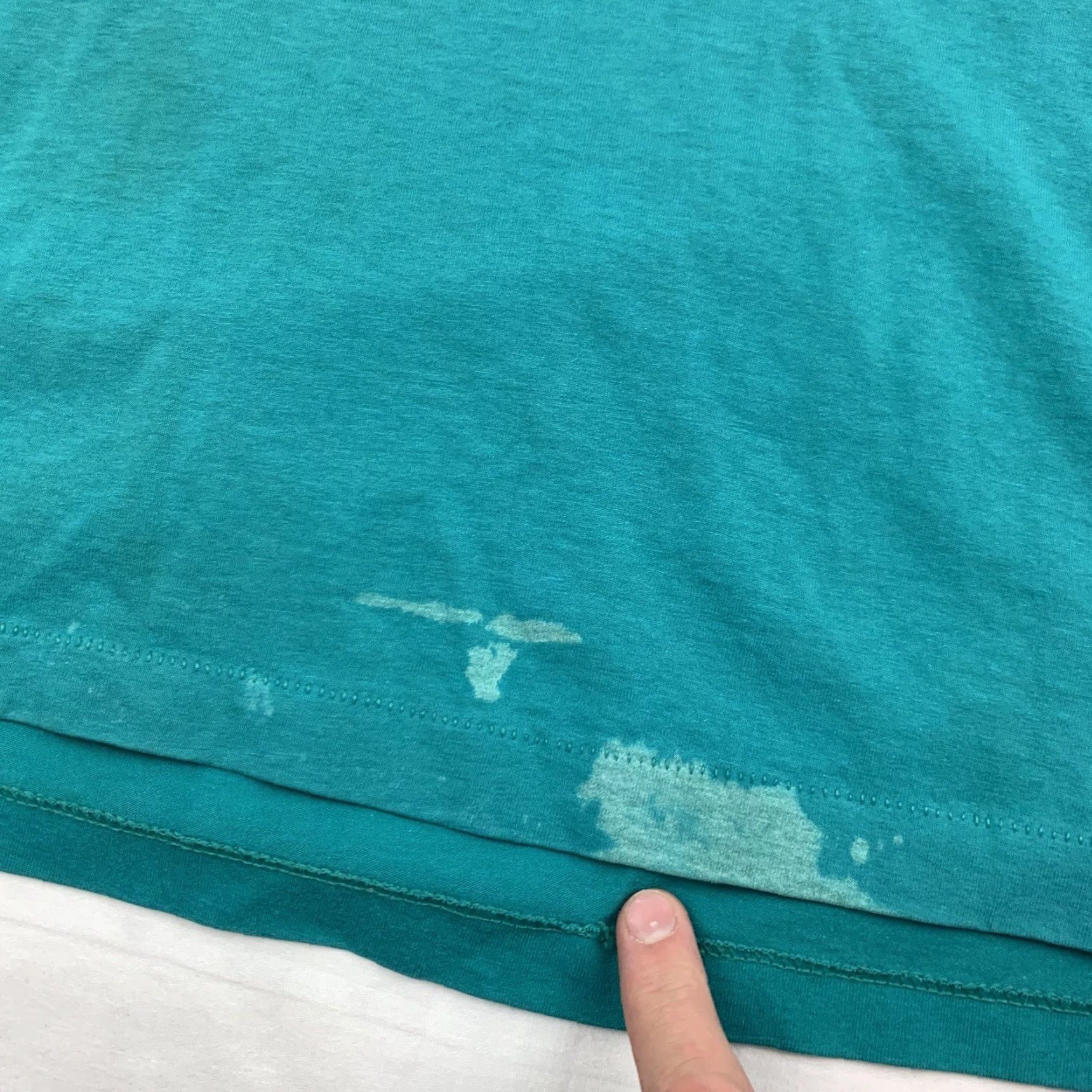 Hanes VINTAGE Hanes Shirt Men XL Blue Western 90s Outdoors Cowboy Animals Short Sleeve Crew Neck T-Shirt Size US XL / EU 56 / 4 - 3 Thumbnail