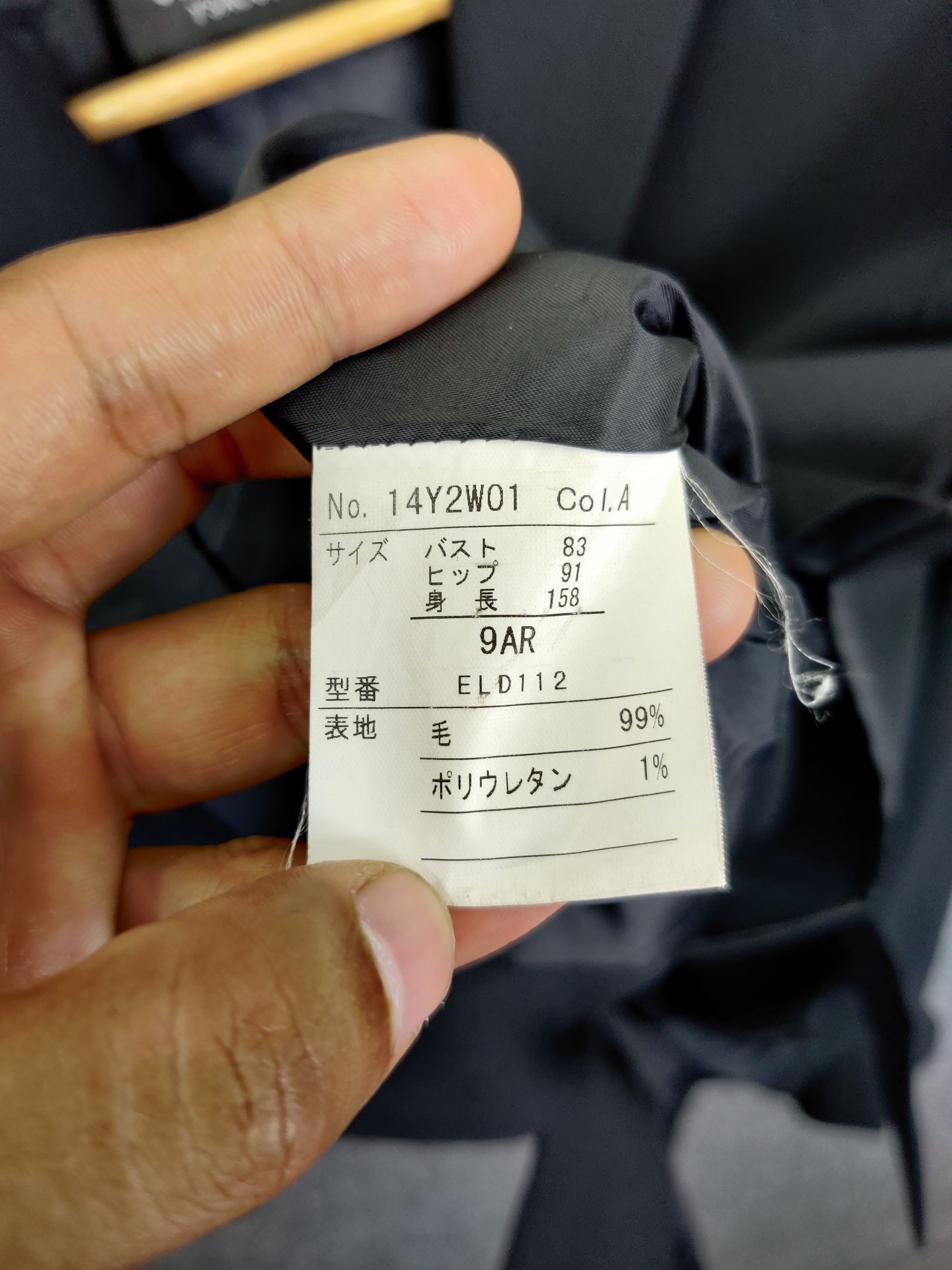 Yohji Yamamoto Vintage Y'saccs Yohji Yamamoto Wool Single Breasted Blazer Size US S / EU 44-46 / 1 - 10 Thumbnail