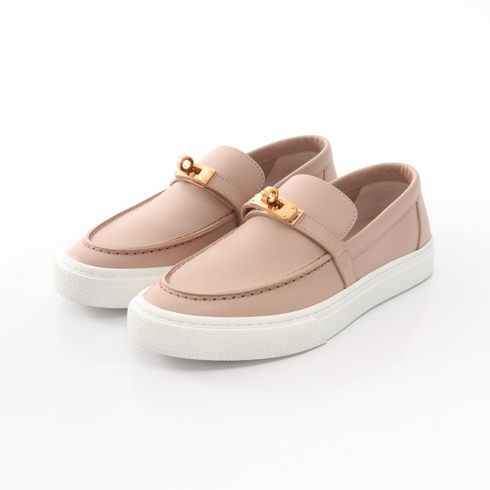 Hermes Hermes Hermes Game Kelly Buckle Leather Loafers Leather Shoes DUTY FREE for USA Size ONE SIZE - 1 Thumbnail