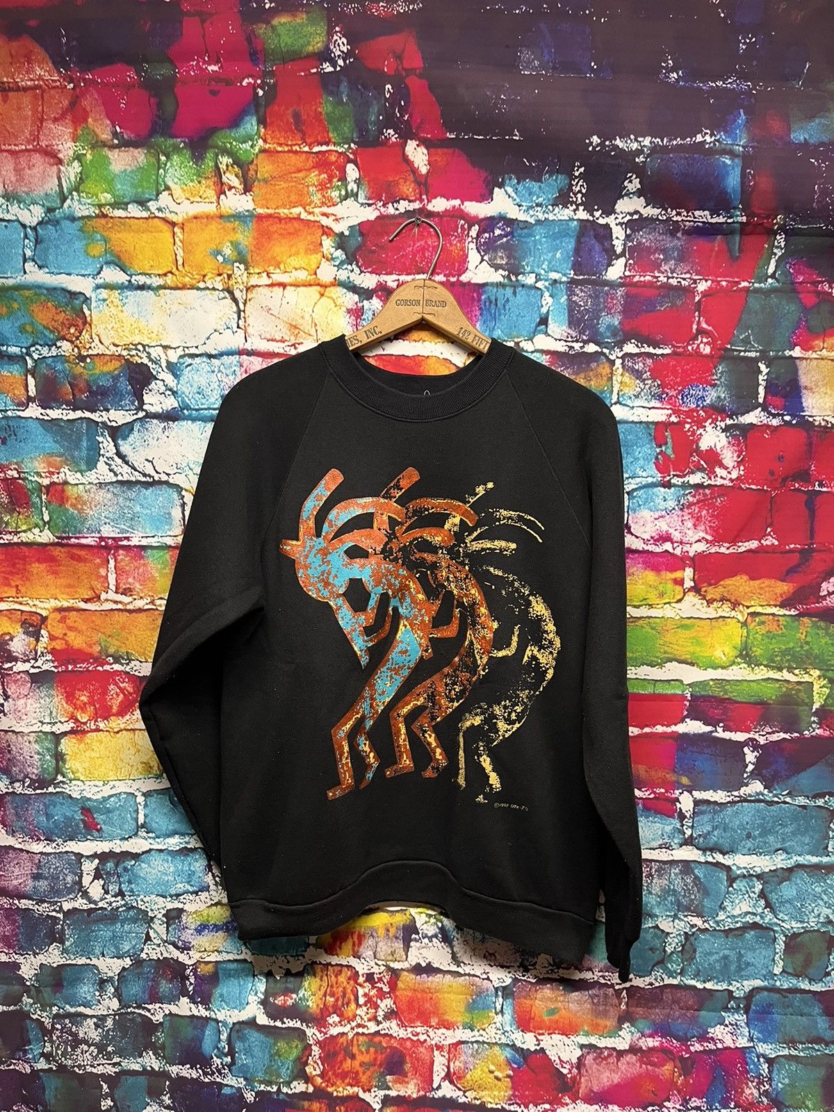 Vintage 90s Vintage Sweatshirt Aztec L Size US L / EU 52-54 / 3 - 1 Thumbnail