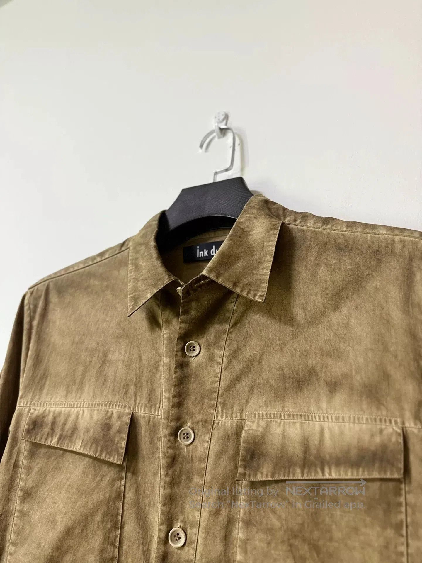 Japanese Brand Dark Pioneer Cold-Dye Long Shirt. Size US L / EU 52-54 / 3 - 3 Thumbnail